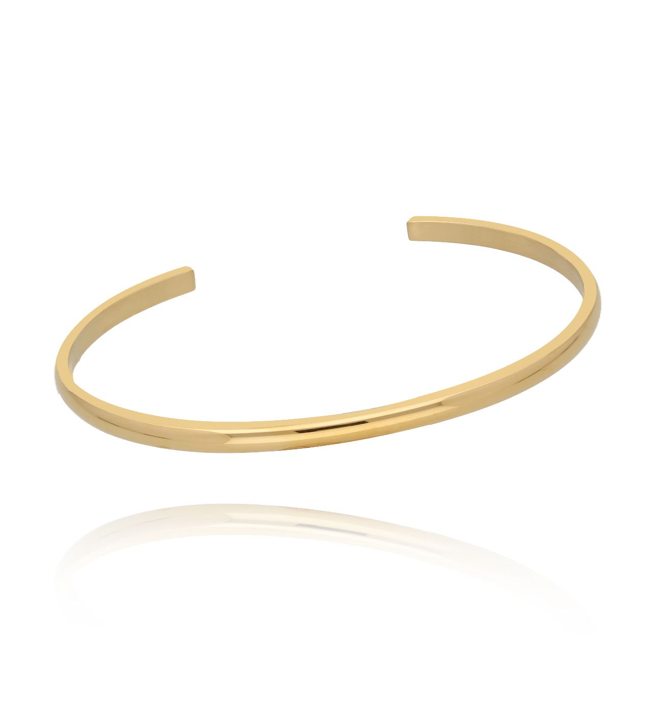 Bransoletka złota obręcz cienka Auckland BSA0306