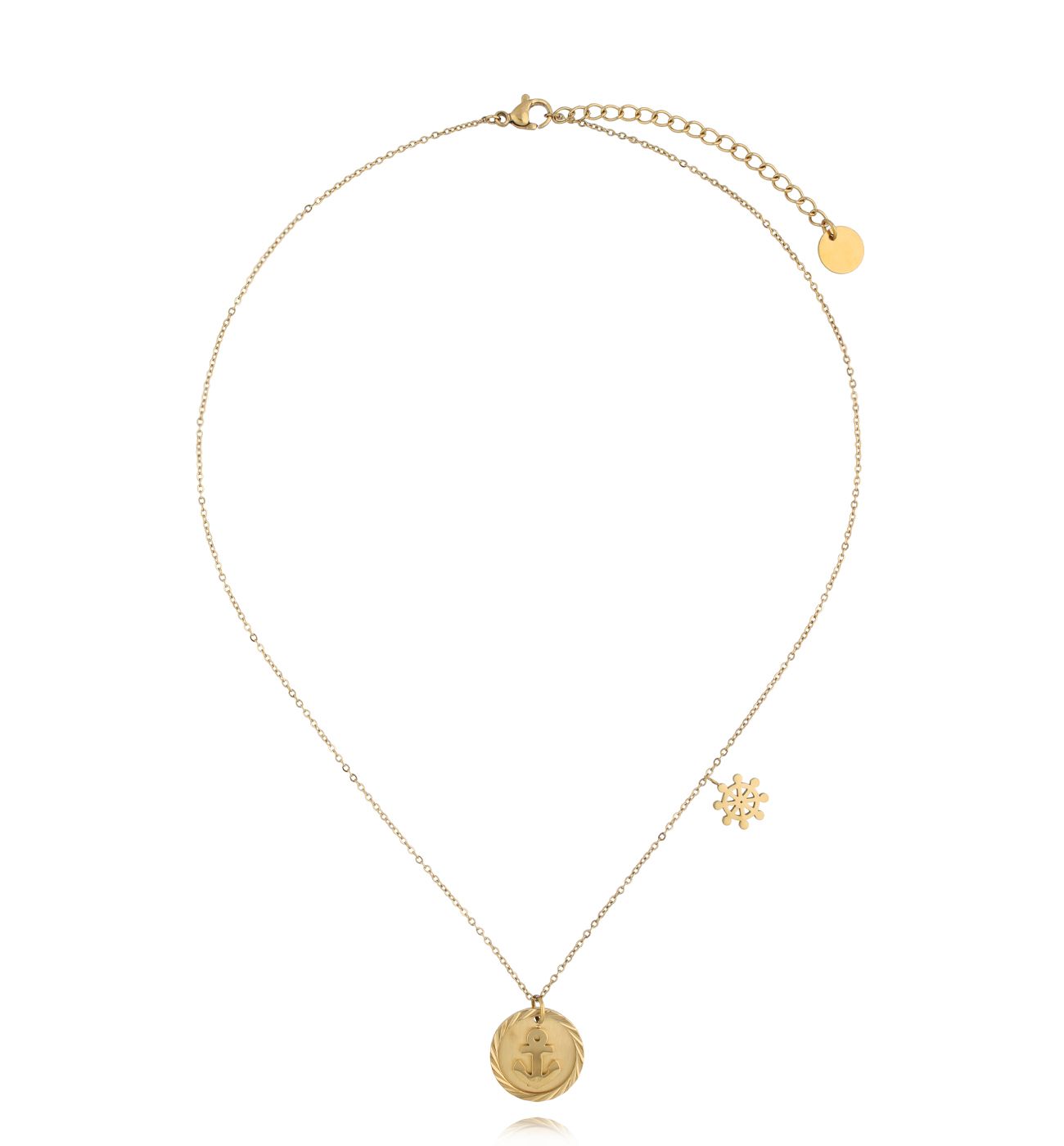 Naszyjnik z kotwicą złoty NSA1203