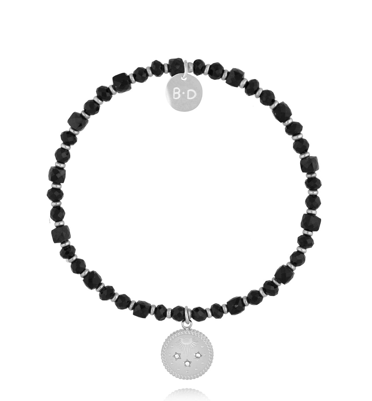 Bransoletka z turmalinami srebrna BTW3074