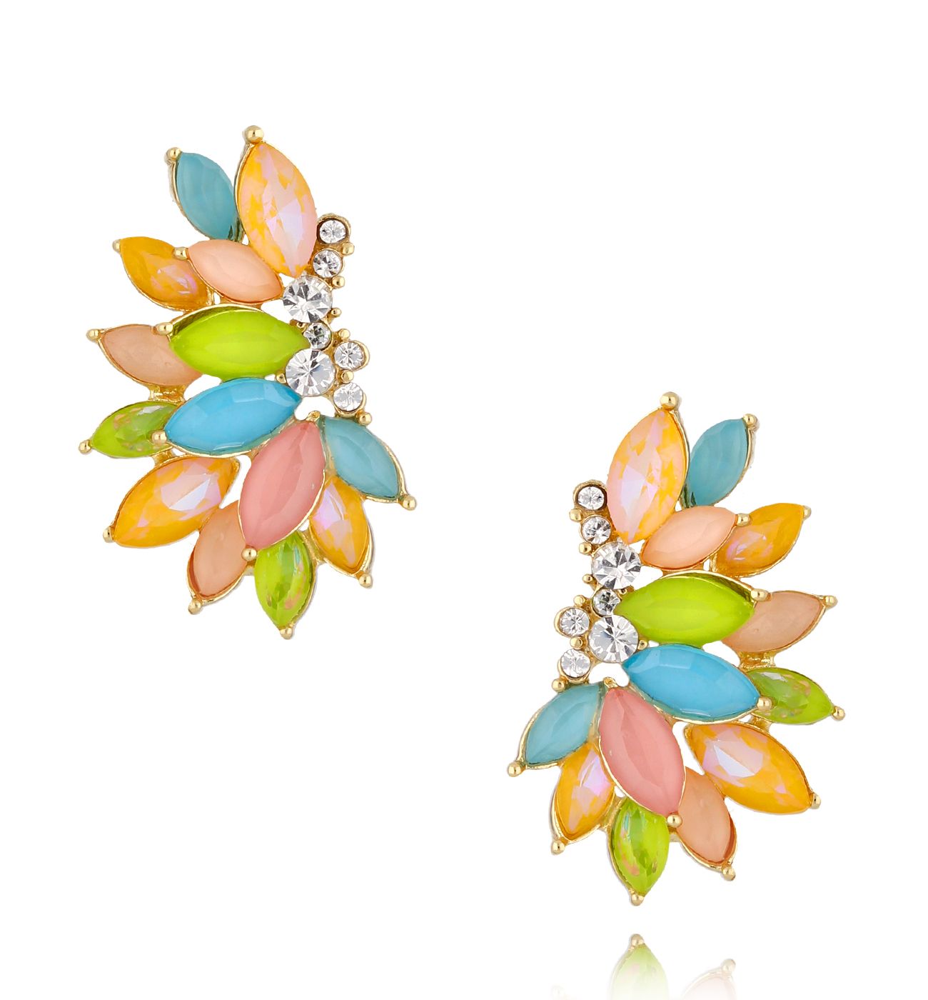 Kolczyki mkolorowe Honestly - By Dziubeka