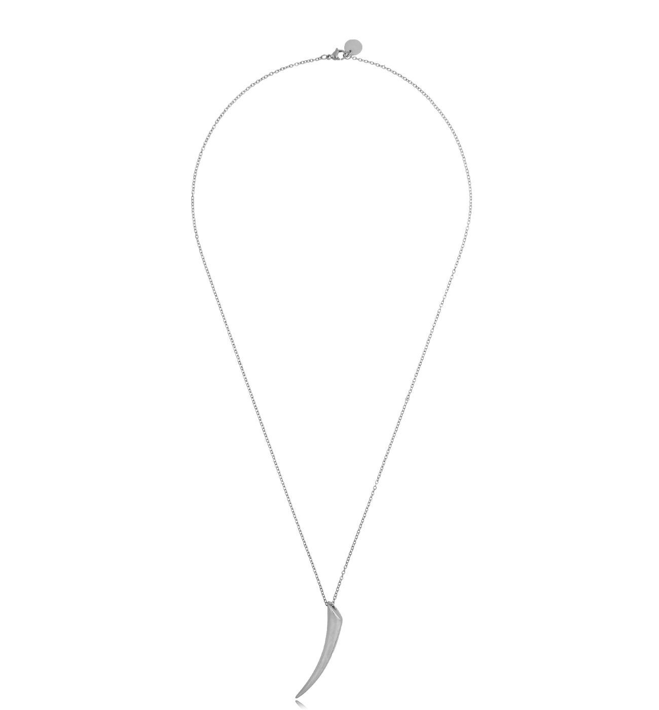 Naszyjnik z kłem srebrny Wolf - By Dziubeka