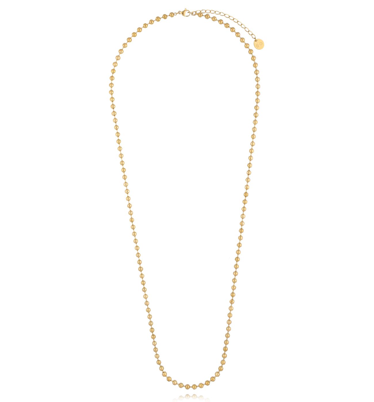 Naszyjnik z kuleczkami złoty NSY0425