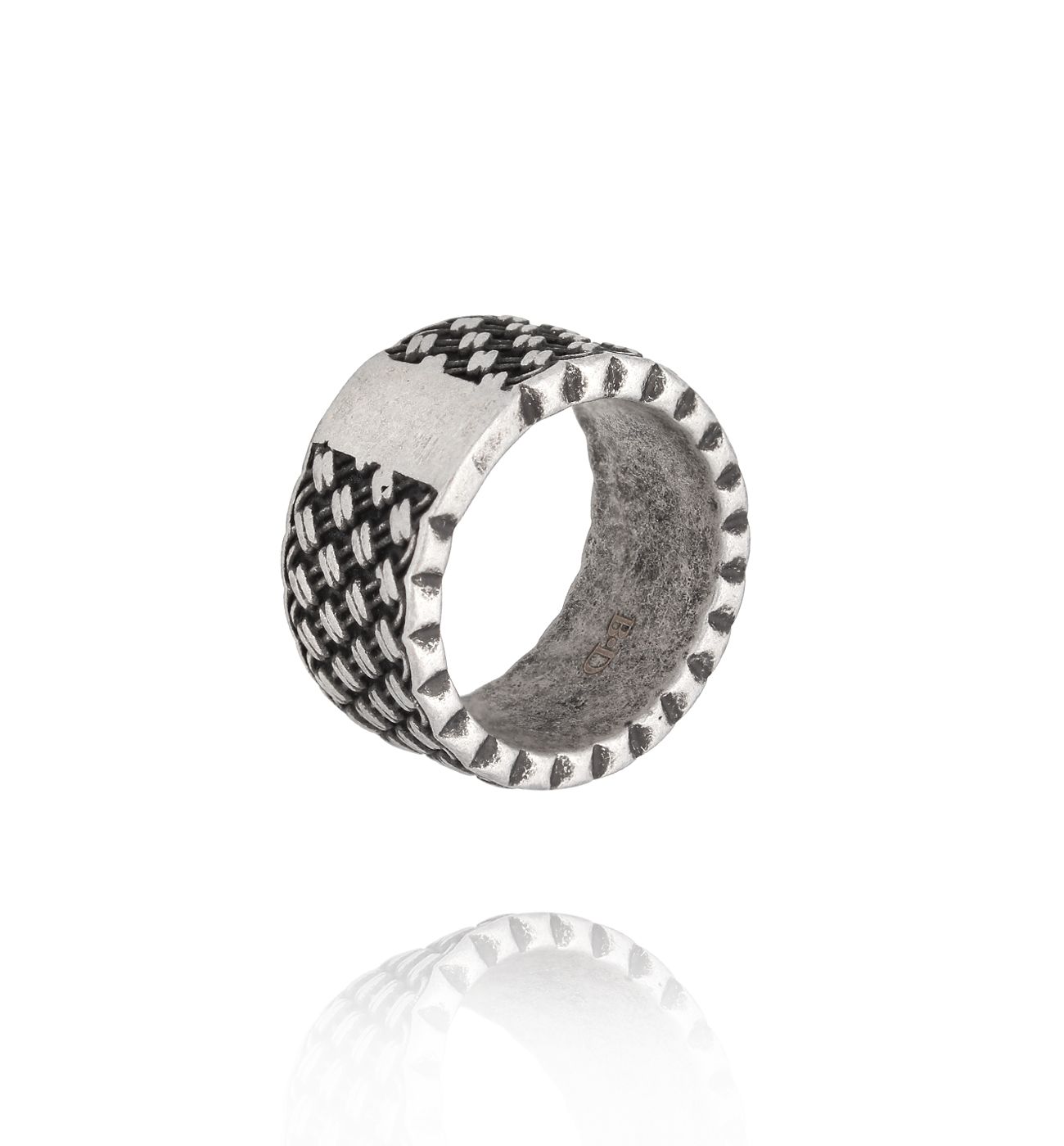 Pierścionek męski obrączka PMITC0162 - By Dziubeka