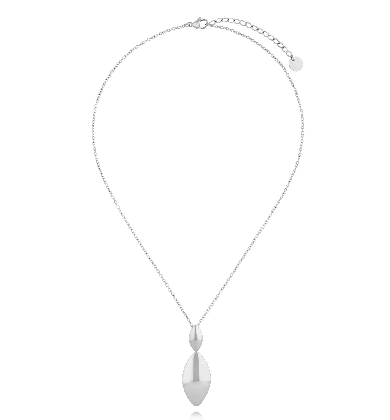 Naszyjnik z łezkami srebrny Cityscape Elegance - By Dziubeka
