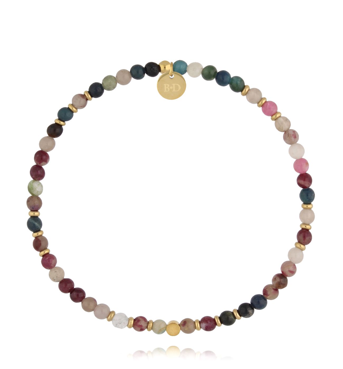 Bransoletka z turmalinami - By Dziubeka