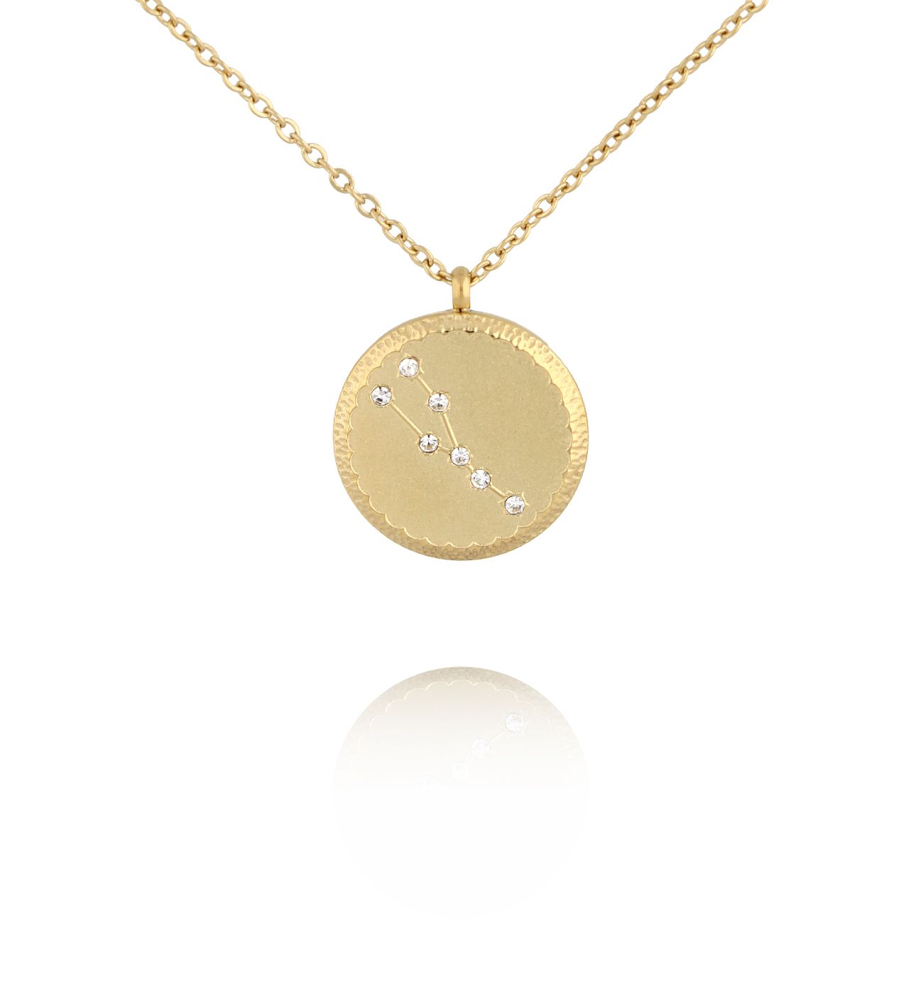 Naszyjnik z konstelacją Byk złoty NSA1432