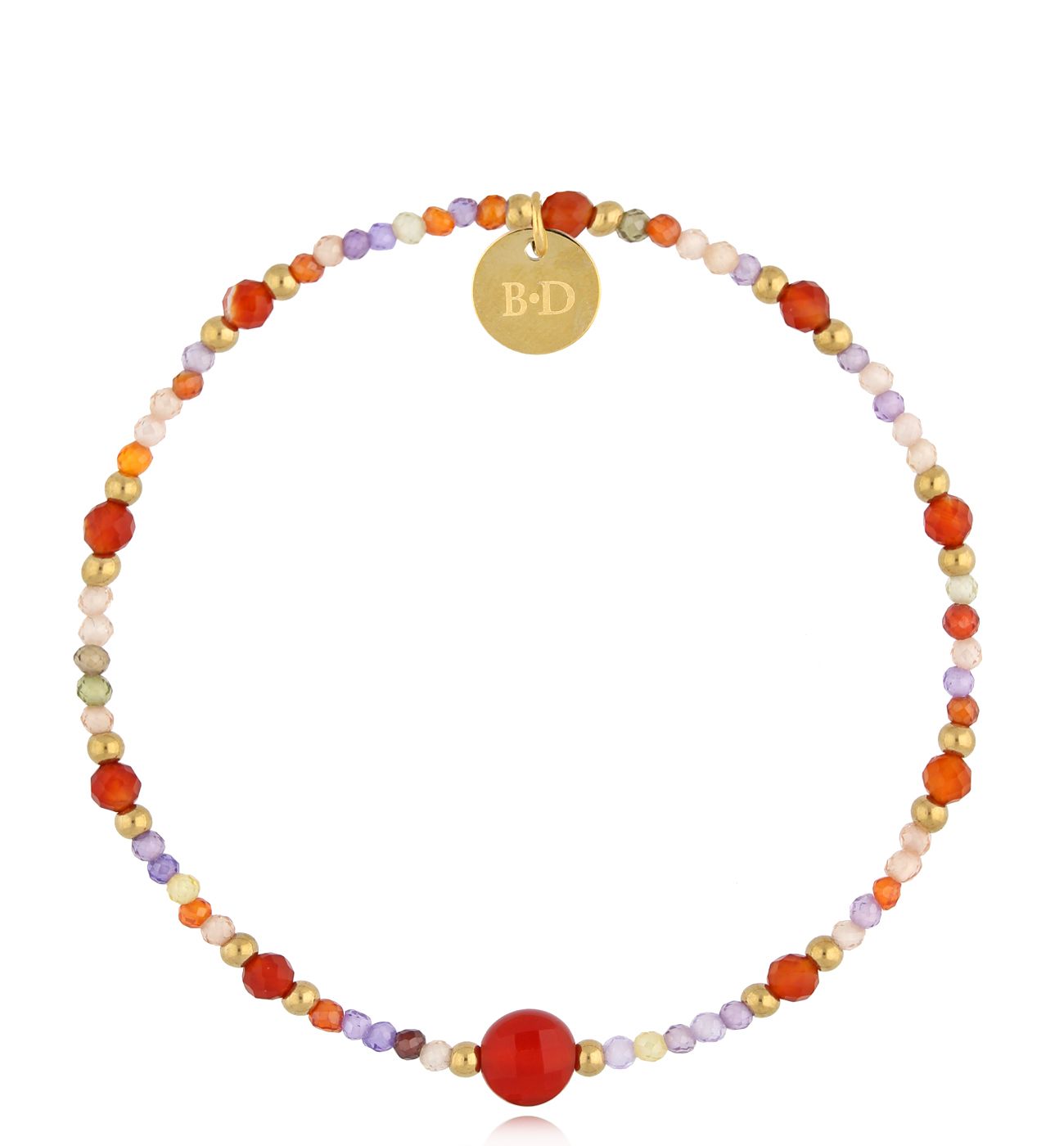 Bransoletka kolorowa z agatami Zuhra BSC1638