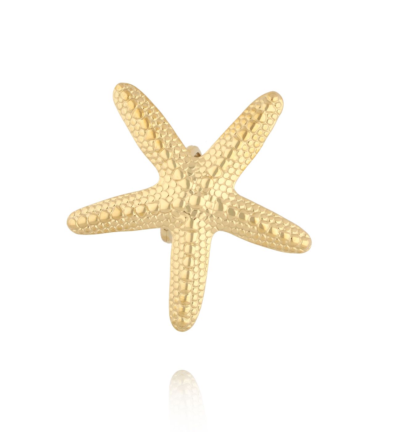 Pierścionek z rozgwiazdą złoty PSY0237 - By Dziubeka