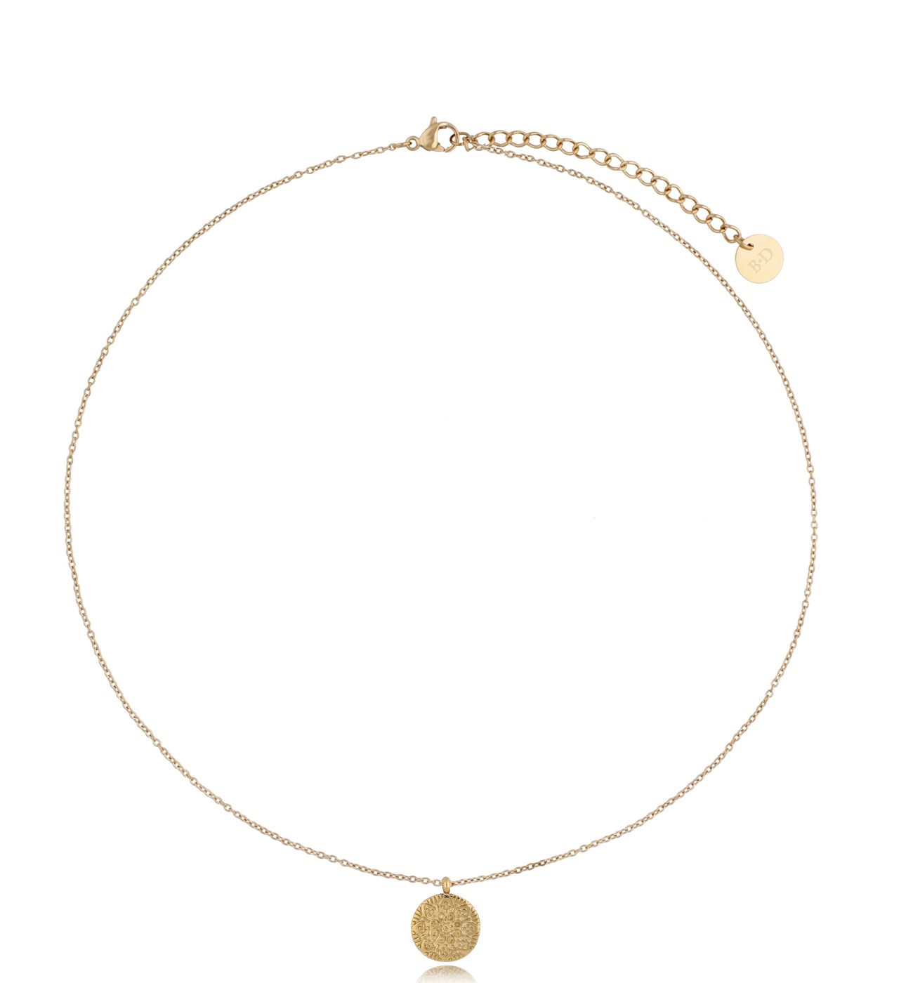Naszyjnik złoty Mandala - By Dziubeka
