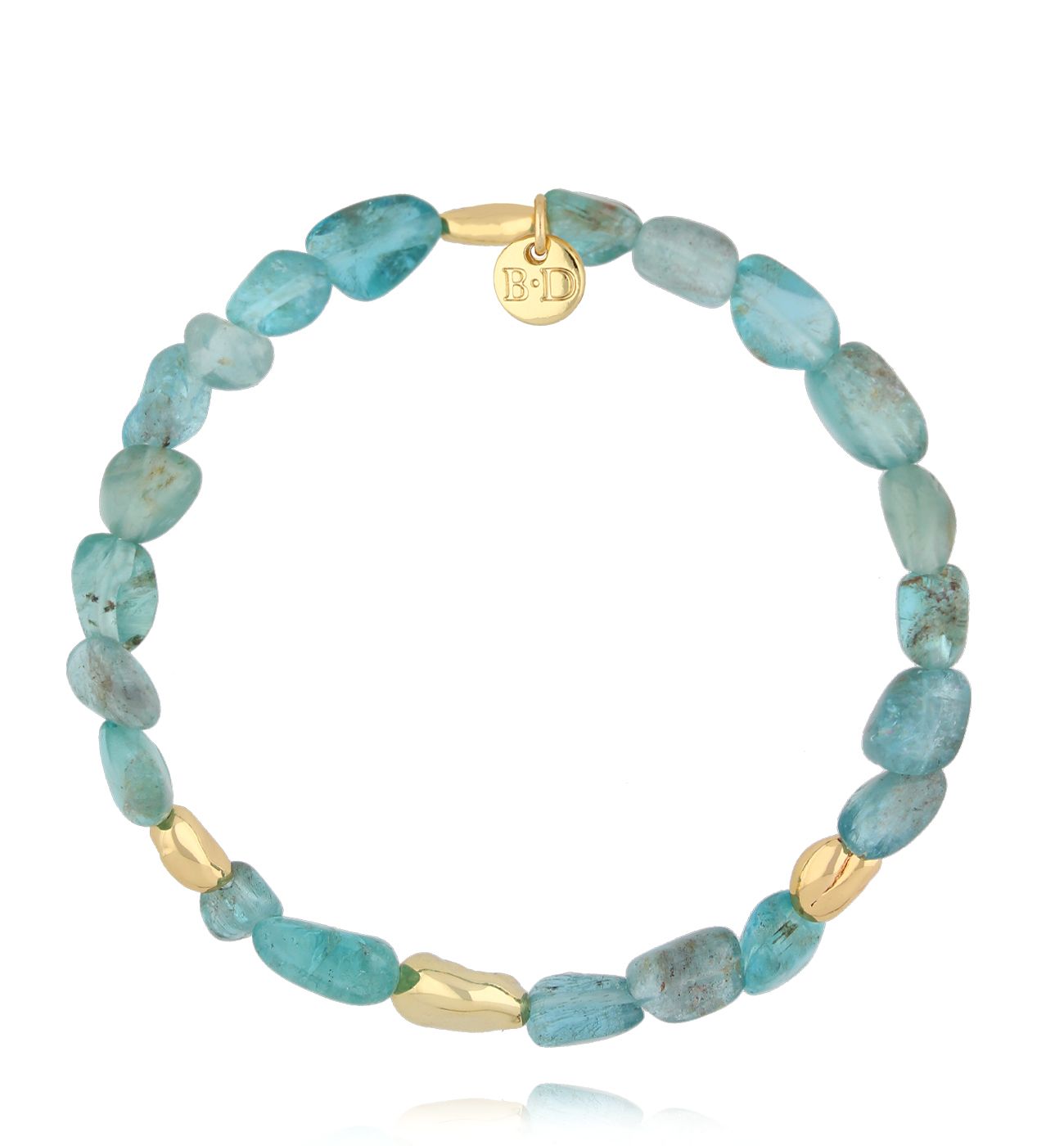 Bransoletka z apatytami - By Dziubeka
