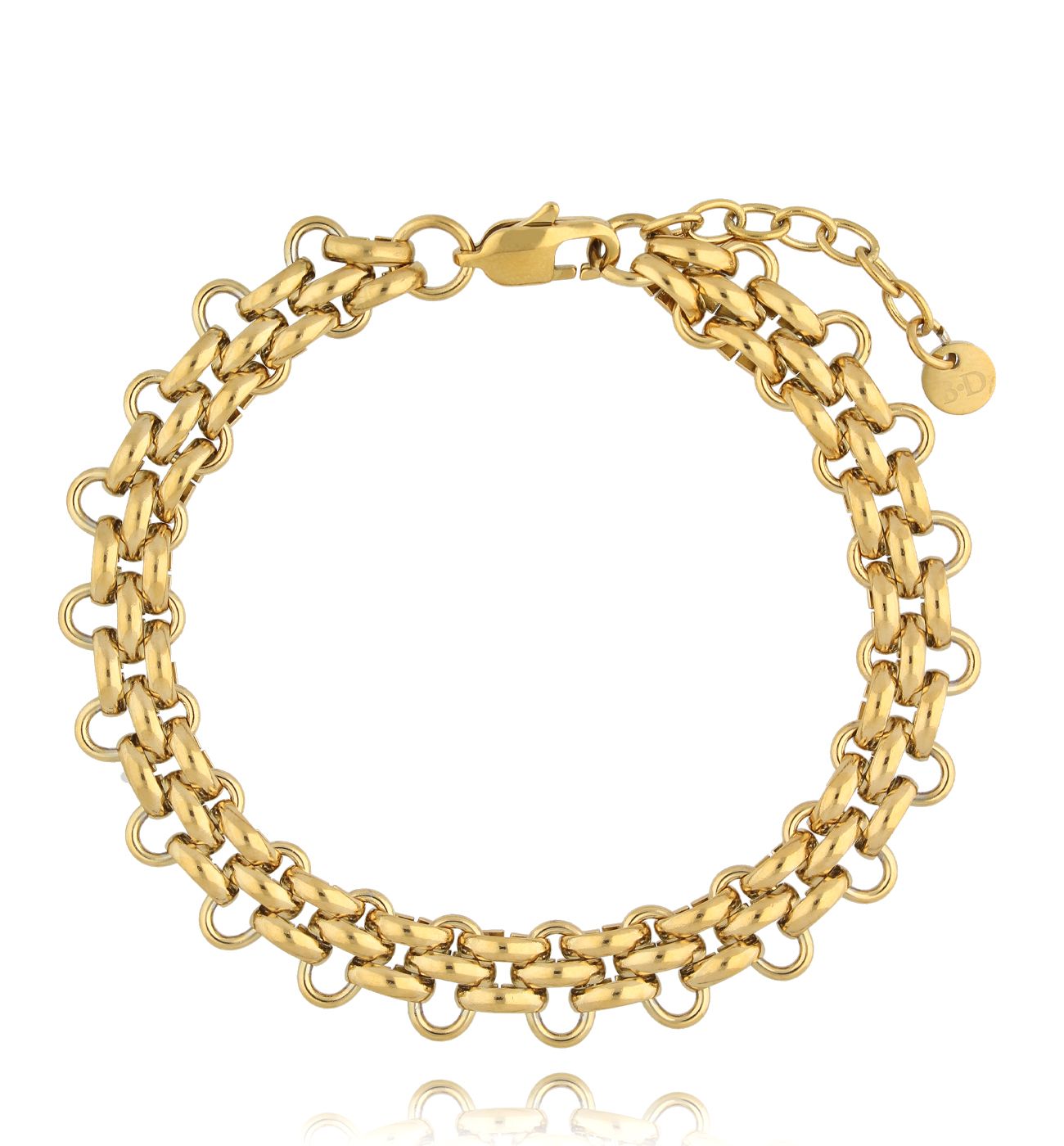 Bransoletka łańcuch złoty Timeless Twist BSA0693