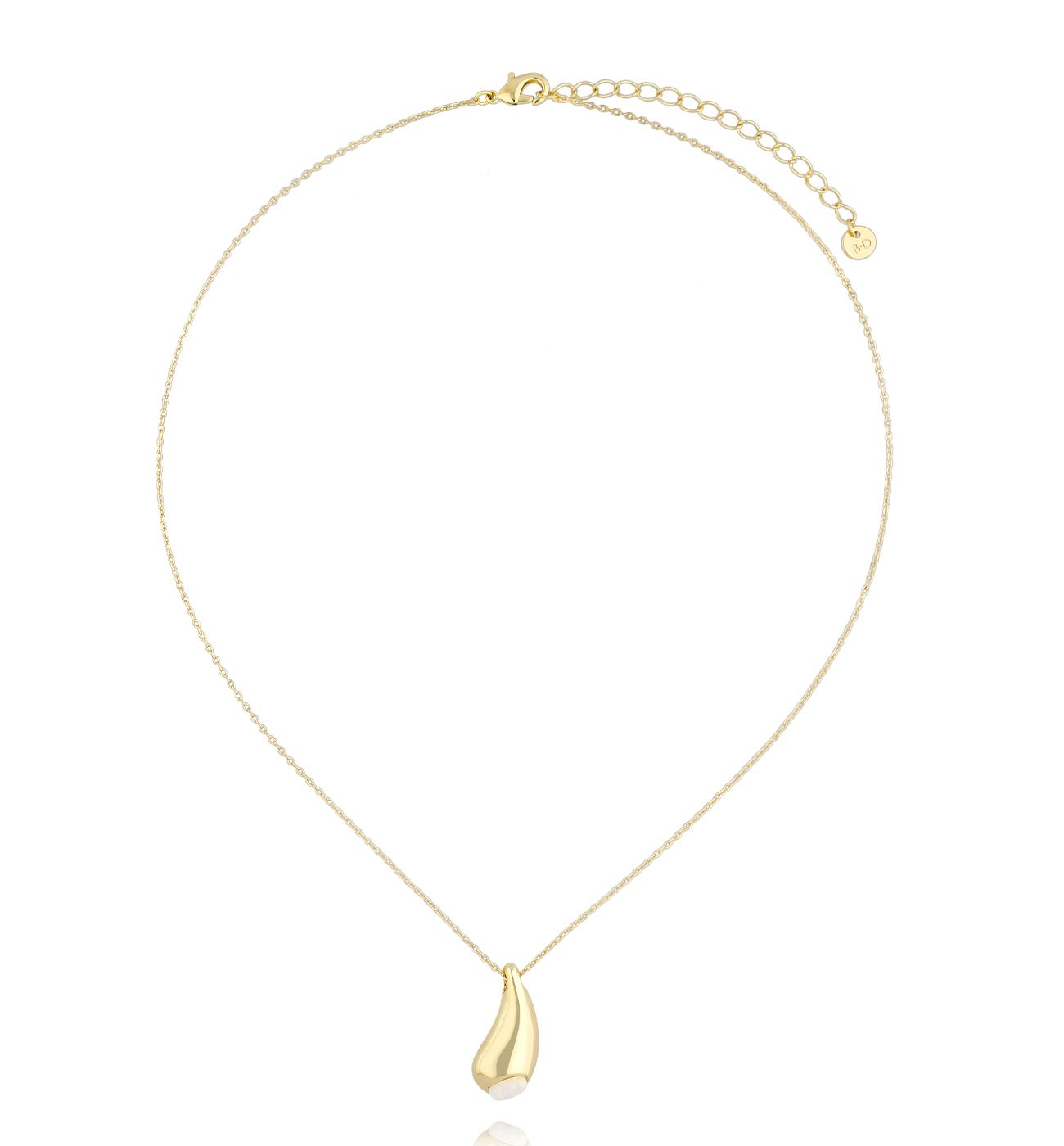 Naszyjnik z kroplą złoty NLU0022