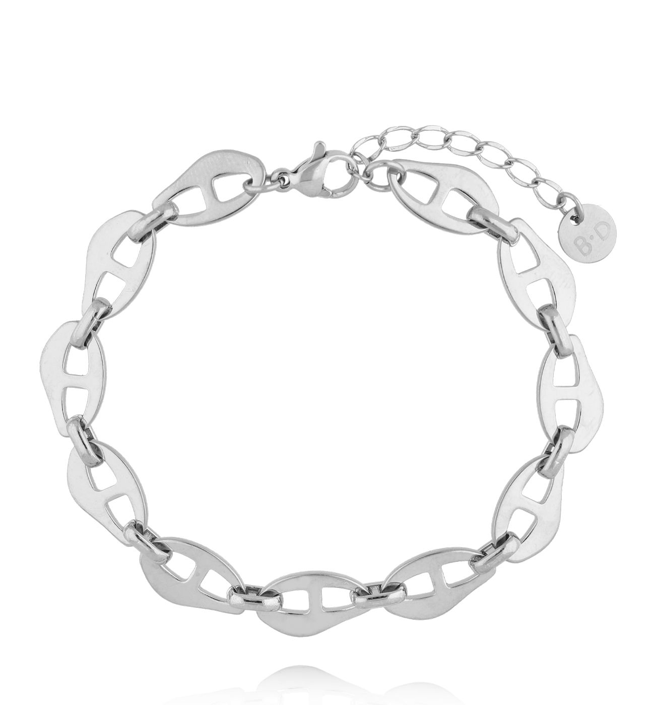 Bransoletka srebrny łańcuch BSY0319