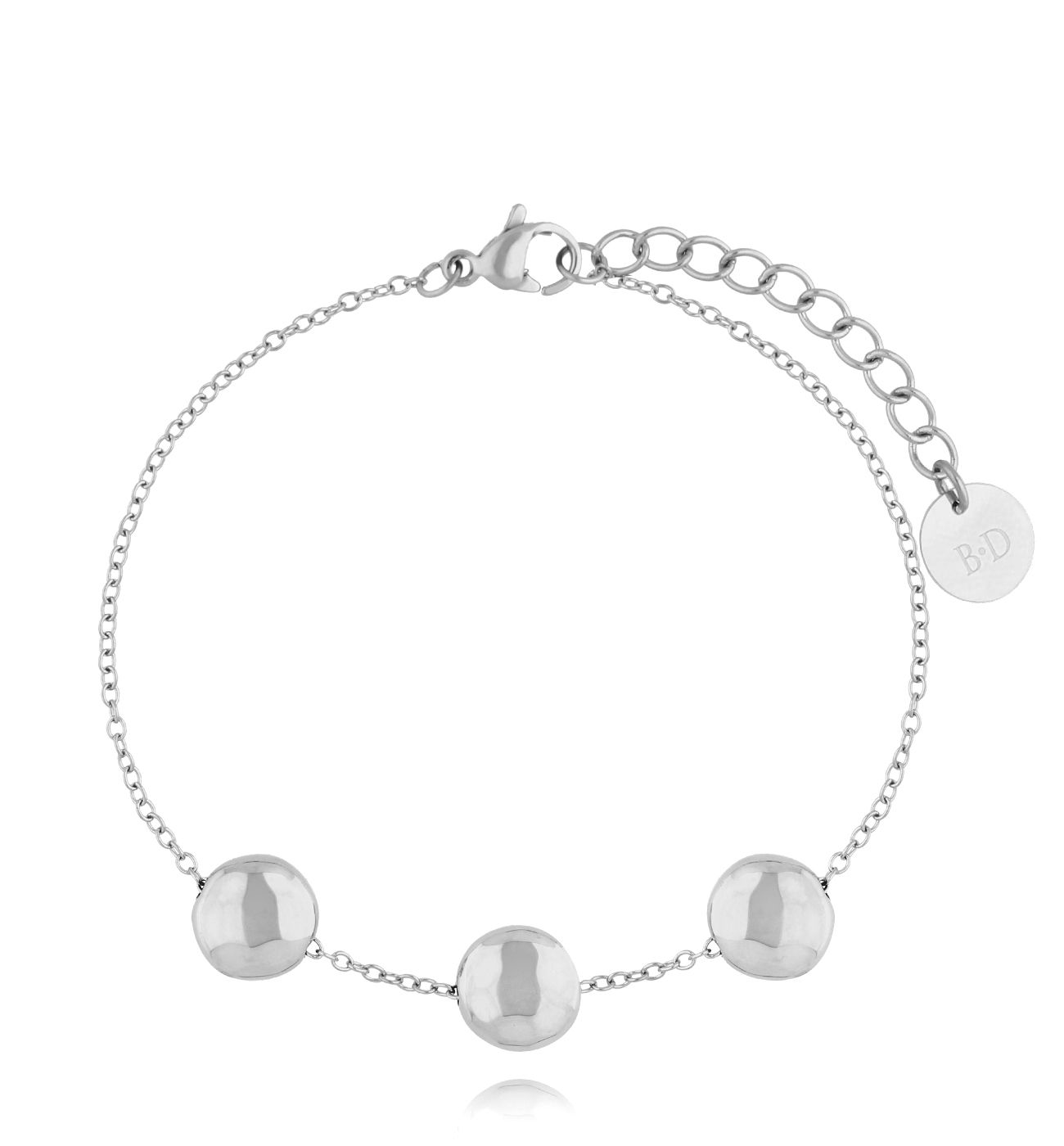 Bransoletka srebrna z dyskami Circular Harmony BSA0721