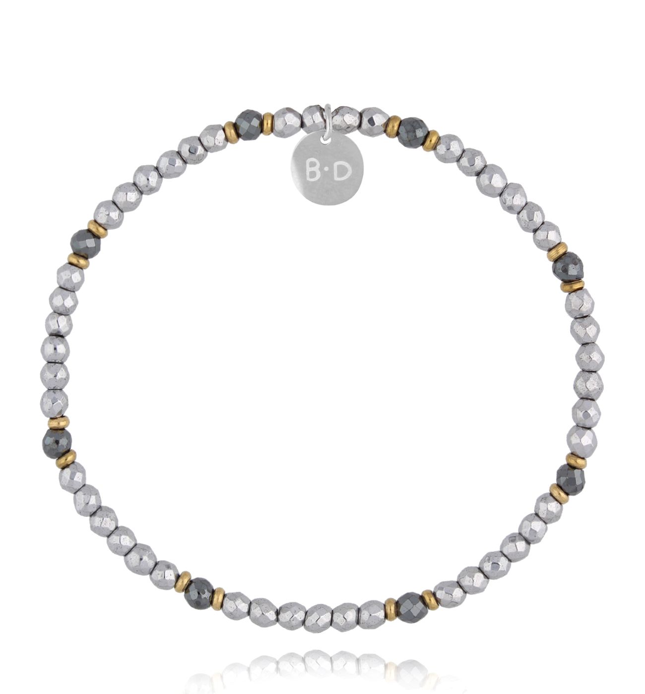 Bransoletka z hematytami - By Dziubeka