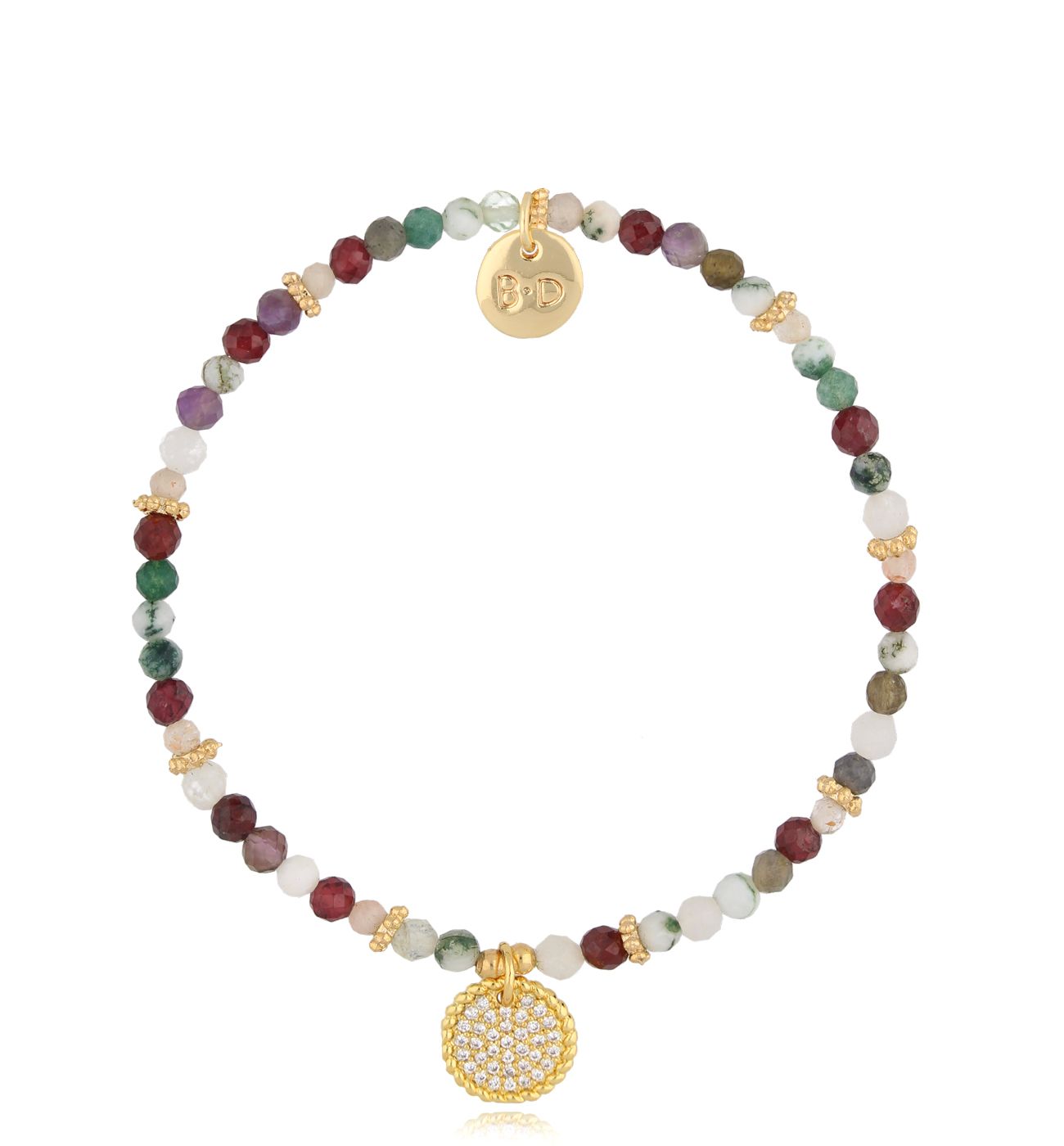 Bransoletka z kamieniami naturalnymi Amayas - By Dziubeka