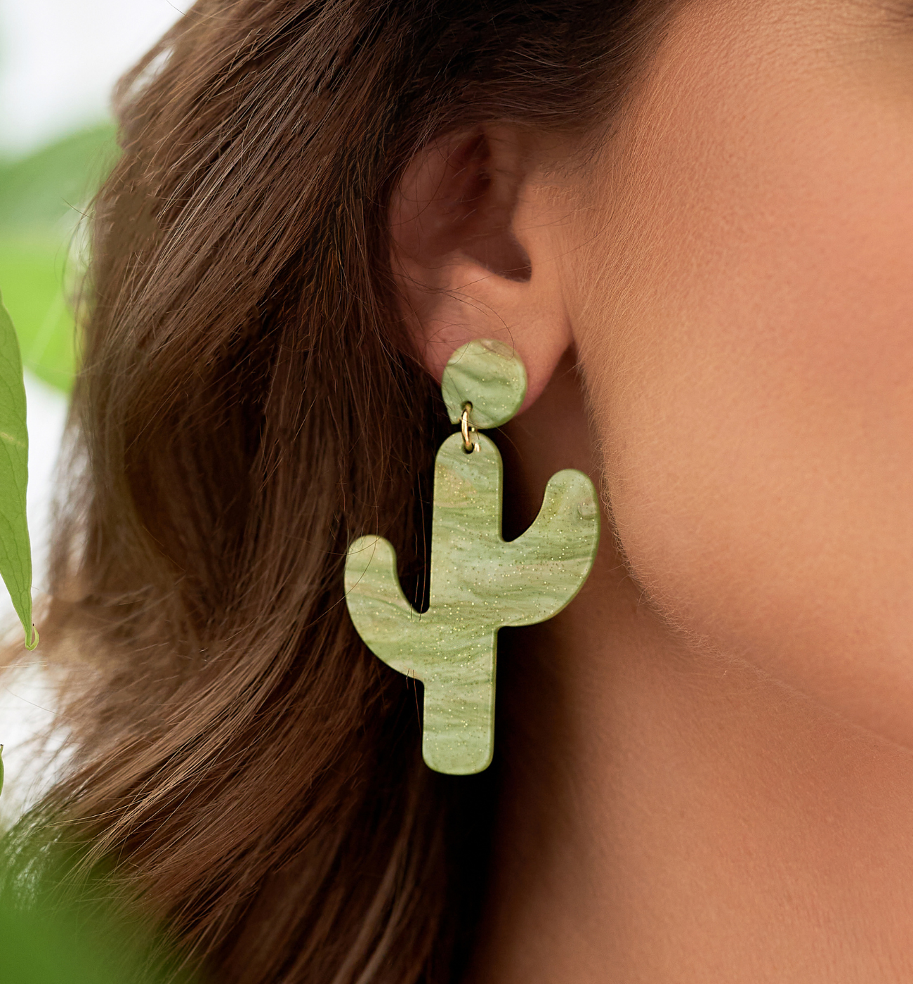 Kolczyki z kaktusami Cactus KZA0050