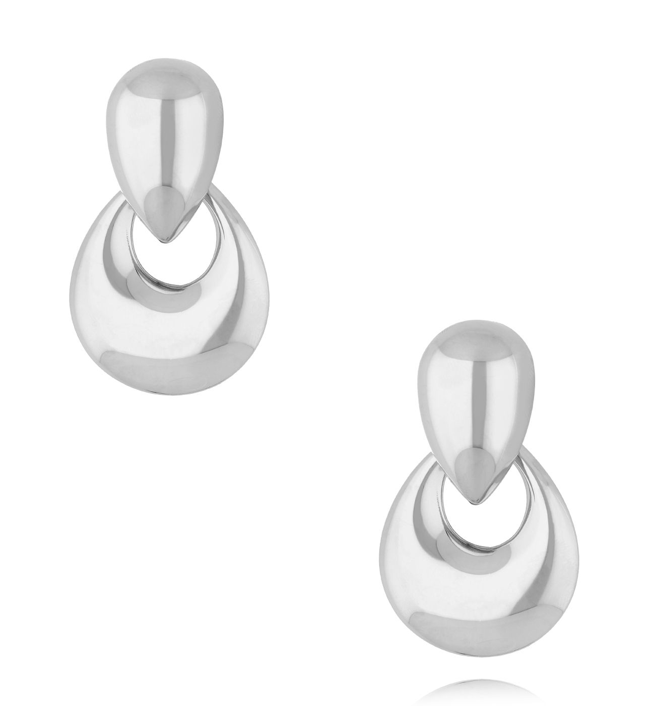 Kolczyki srebrne duże - By Dziubeka