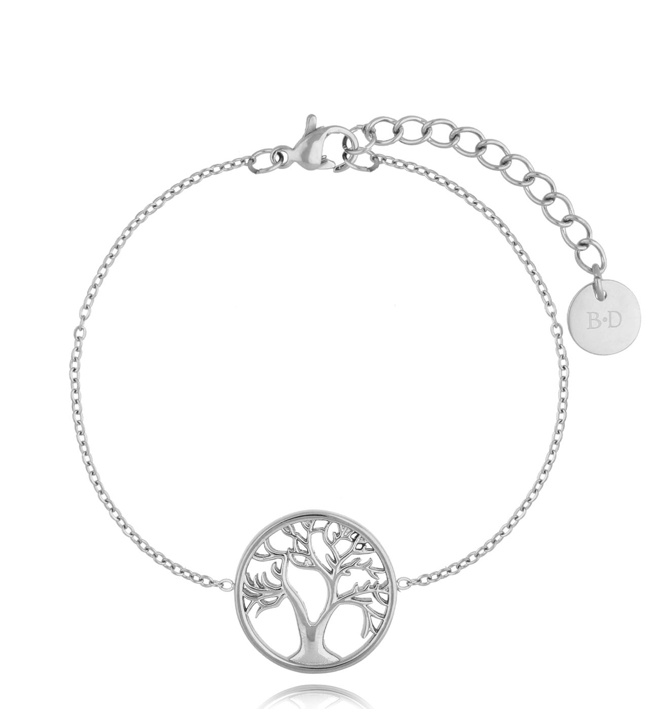 Bransoletka srebrna z drzewem Samara - By Dziubeka