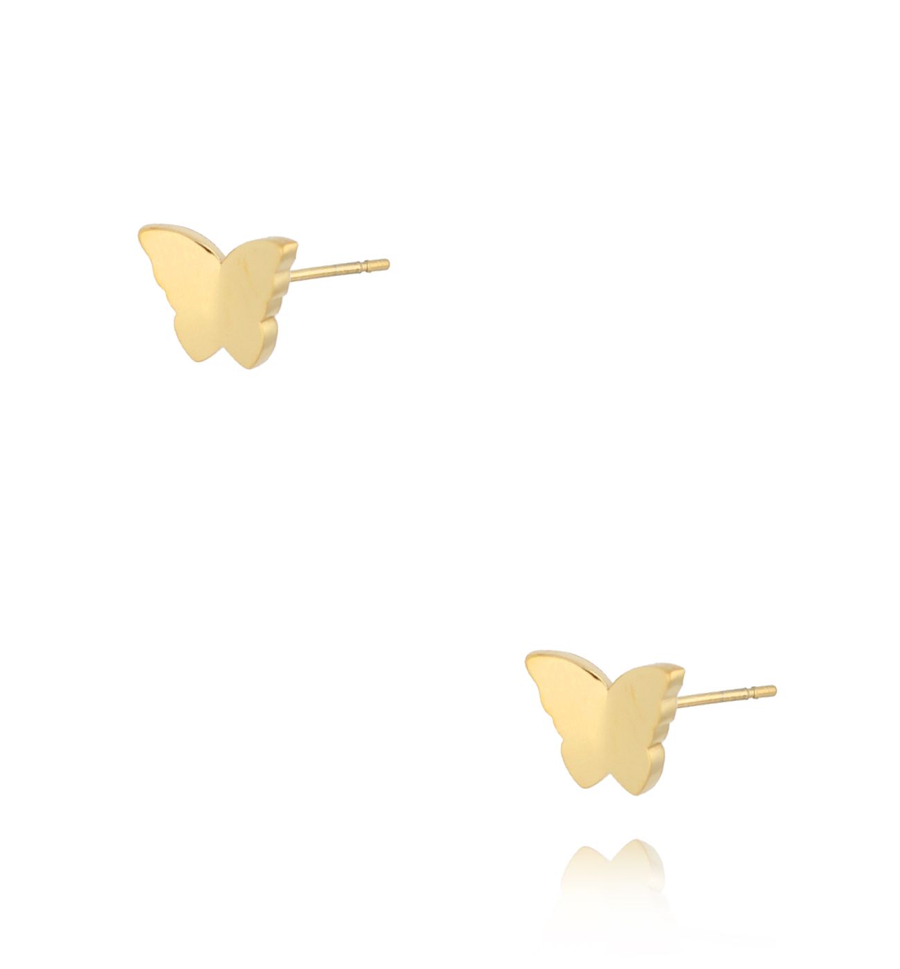 Kolczyki złote motylki Magnificence - By Dziubeka