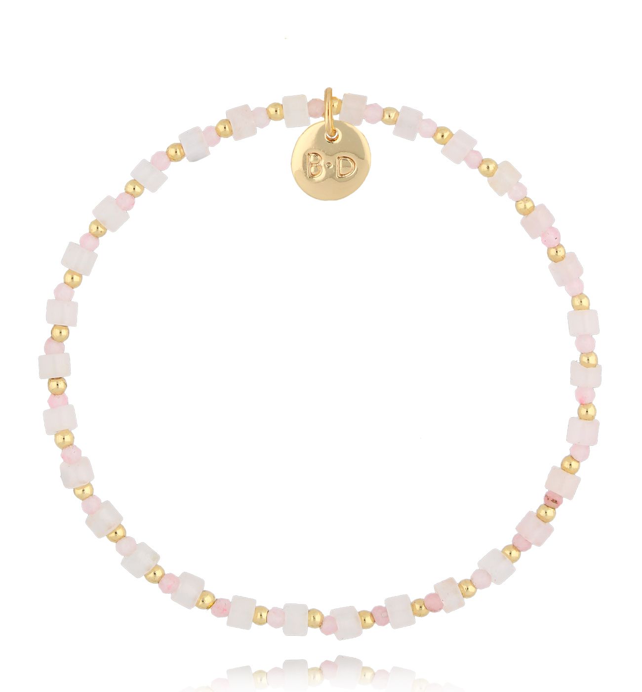 Bransoletka z kwarcami różowymi BTW2797