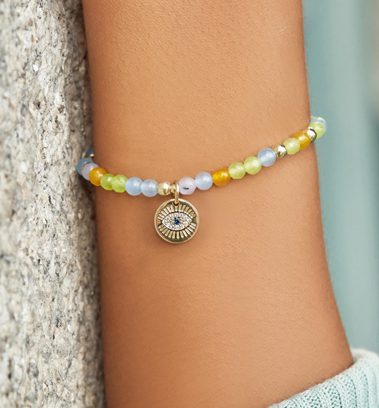 Bransoletka kolorowa z okiem Manaus II BSC1263