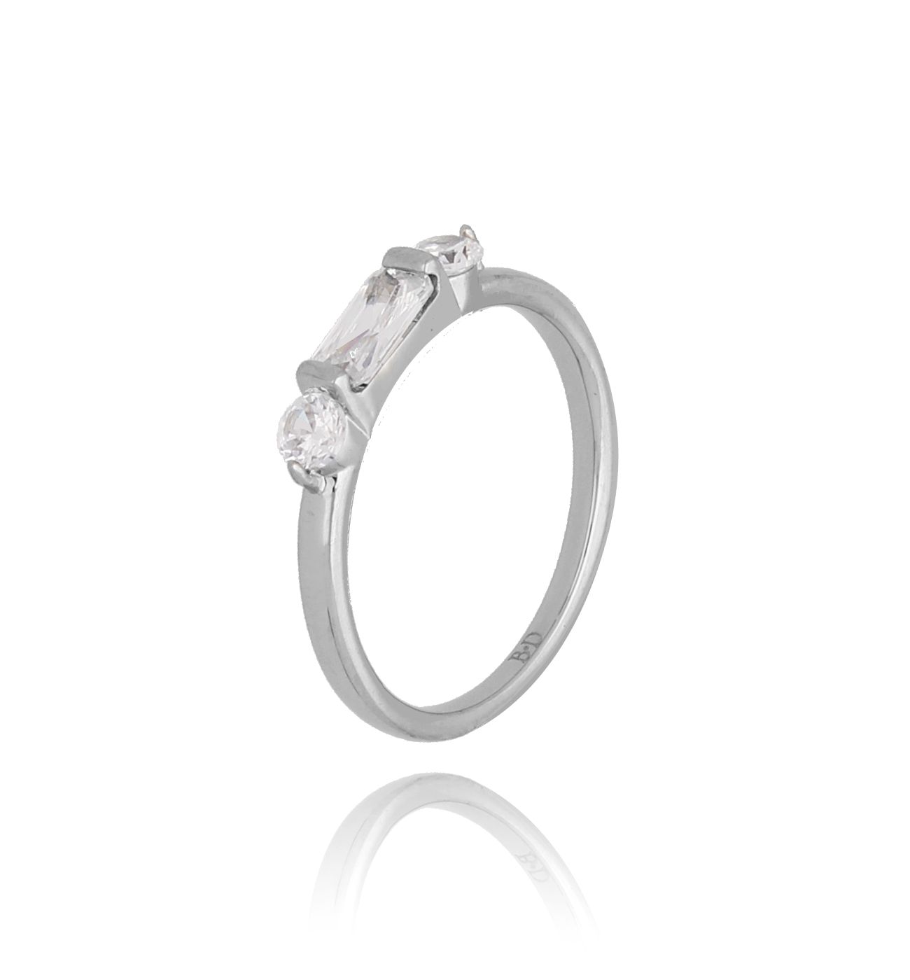 Pierścionek srebrny ze stali szlachetnej Monaco PSA0192 rozmiar 10