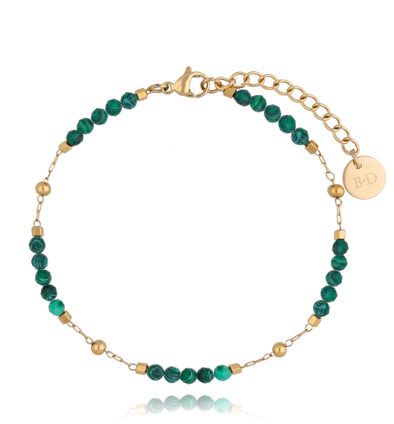 Bransoletka z malachitami Combo - By Dziubeka