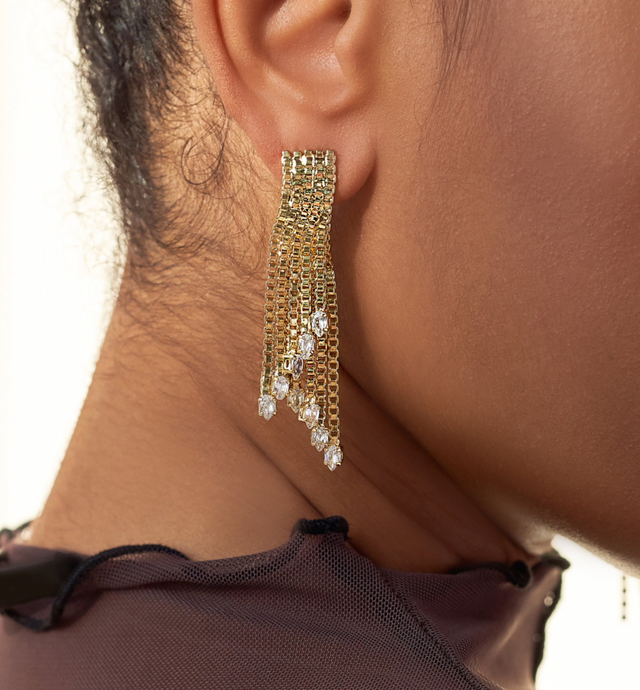 Kolczyki złote Eclat KSS1180