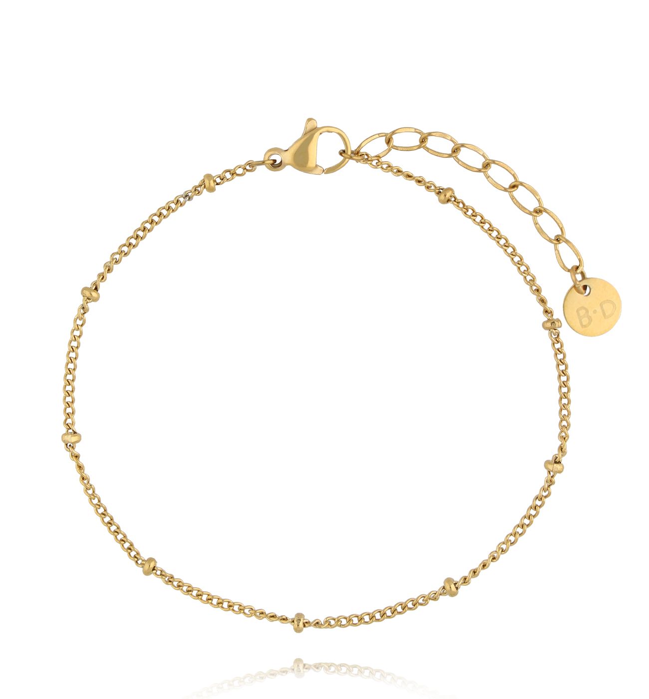 Bransoletka z łańcuszkiem złota BSY0359 - By Dziubeka