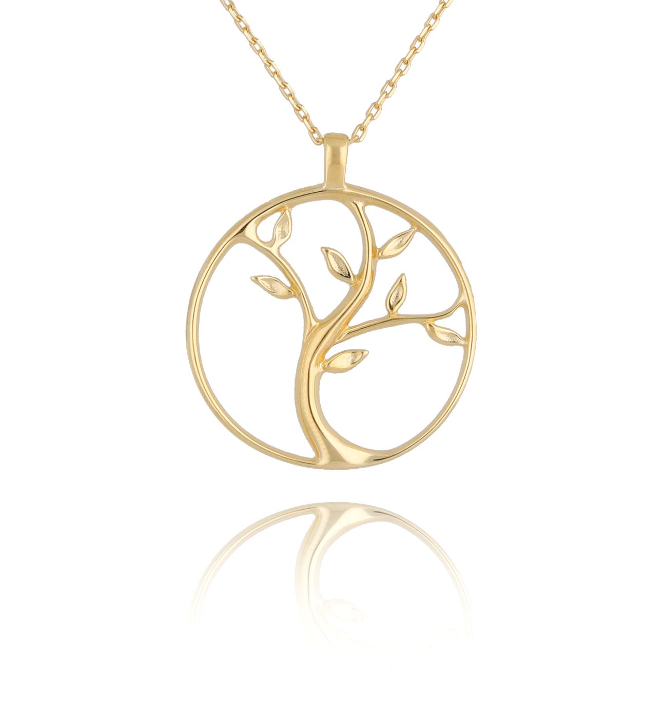 Naszyjnik złoty z drzewem Edvige NSE0144