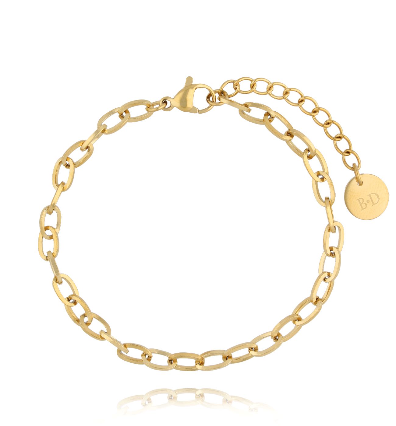 Bransoletka z łańcuszkiem złota Symmetry BSA0728