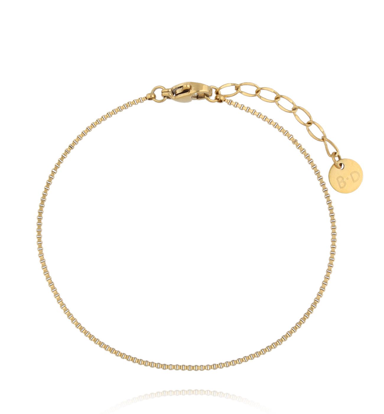 Bransoletka z łańcuszkiem złota BSY0361