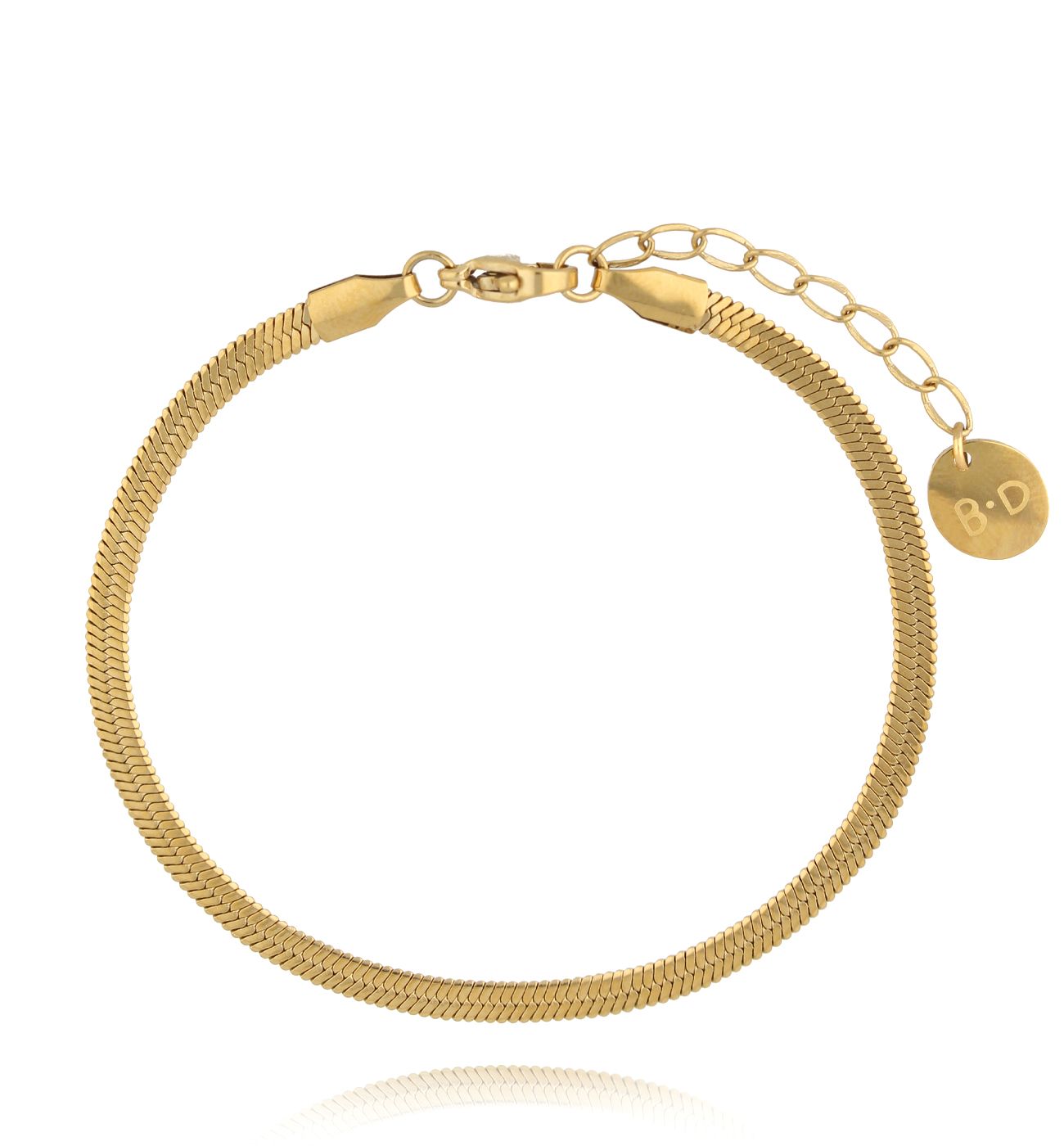 Bransoletka żmijka złota BSY0208 - By Dziubeka