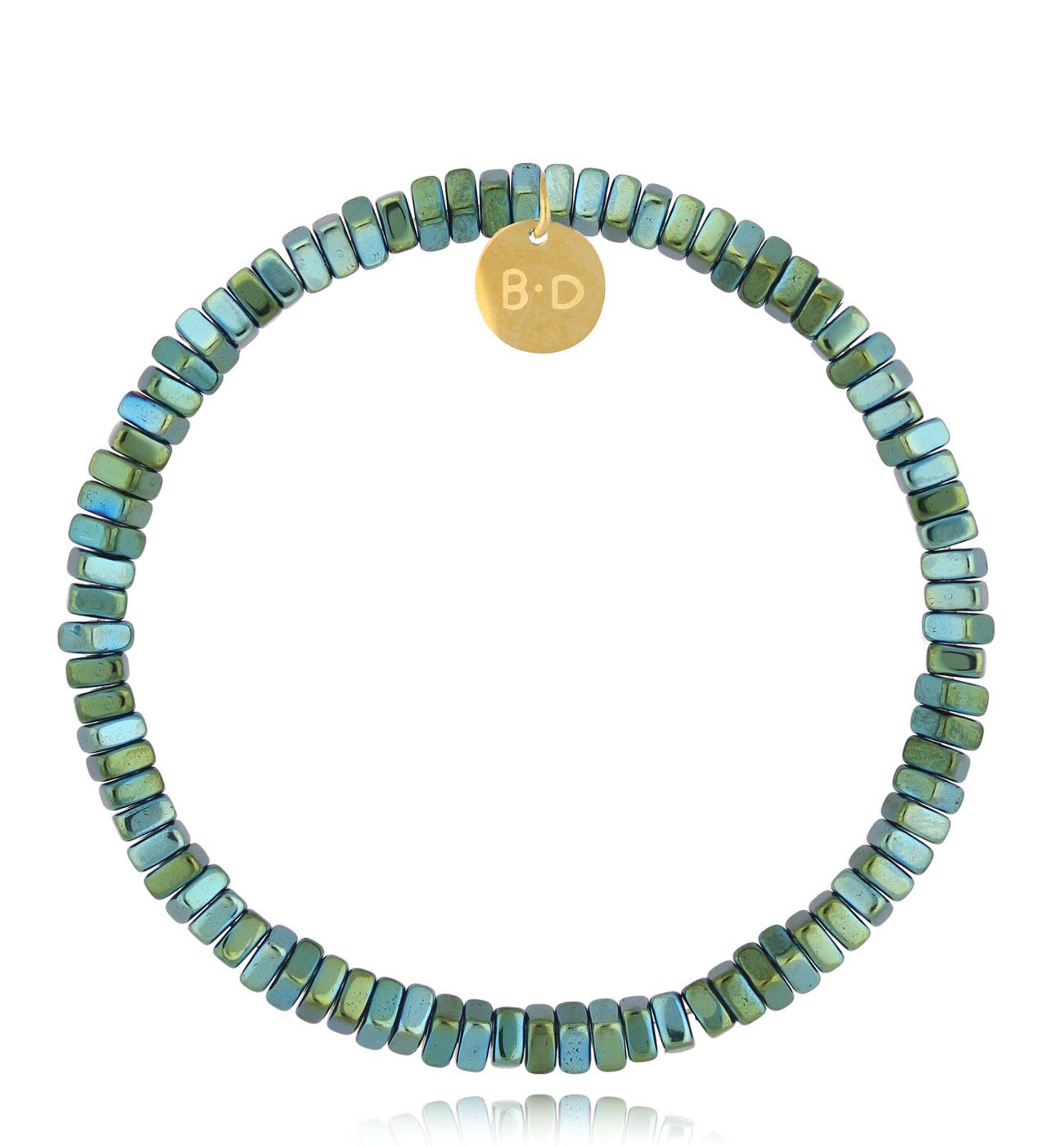 Bransoletka z zielonymi hematytami Dynamic BTW2507