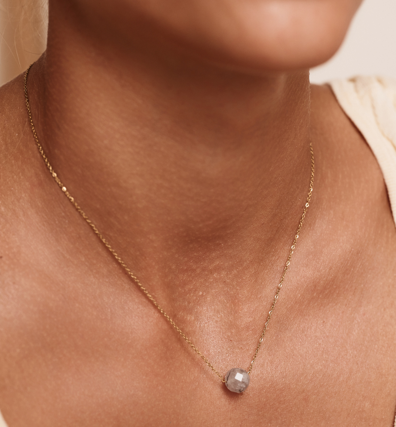 Naszyjnik z kwarcem z rutylem - By Dziubeka