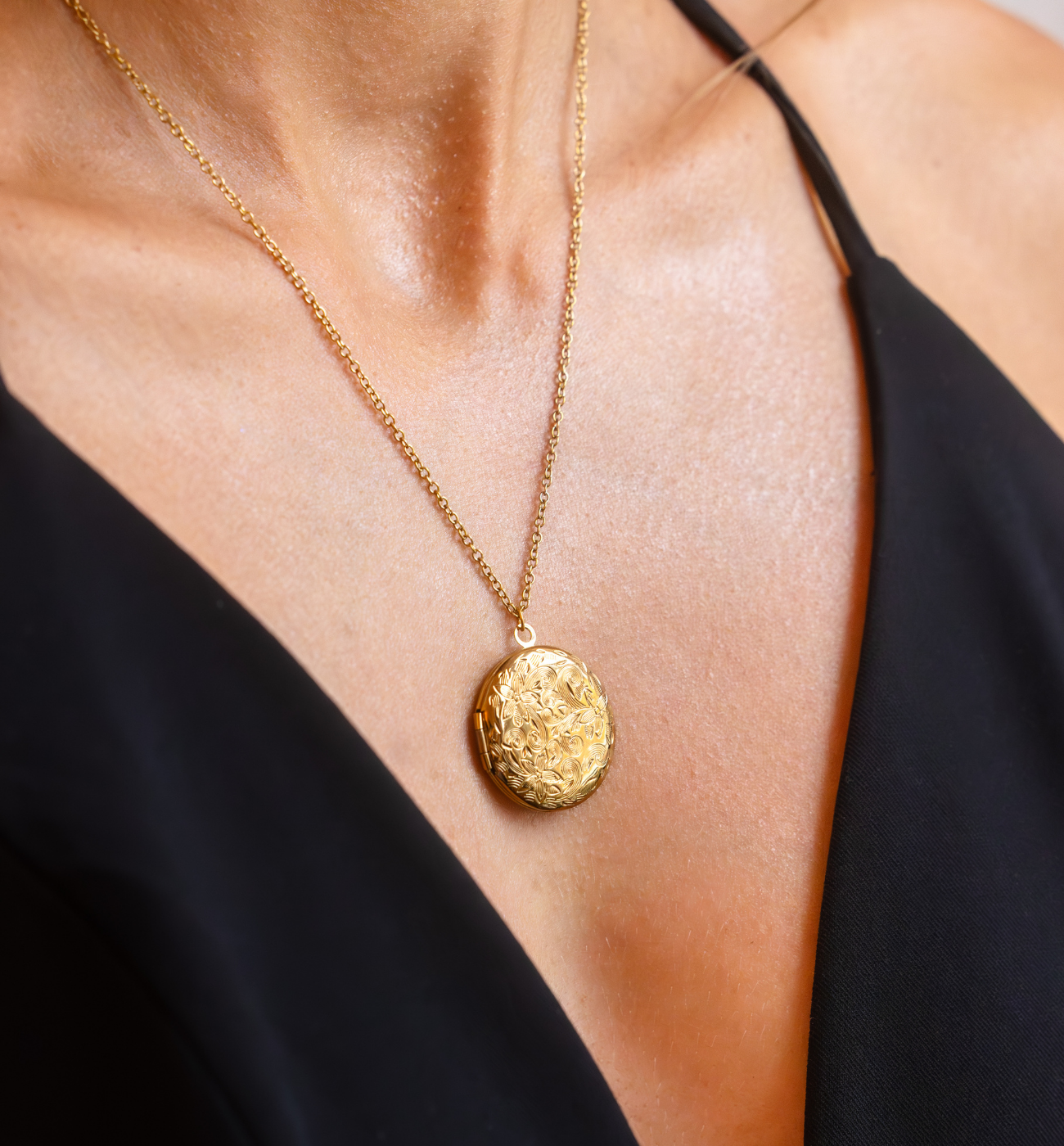 Naszyjnik sekretnik okrągły NSY0488 - By Dziubeka