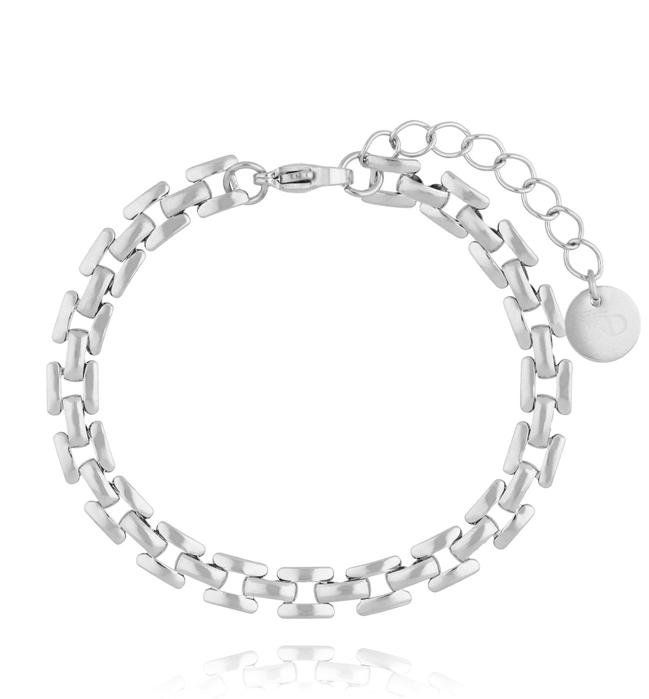 Bransoletka z łańcuchem srebrna Serene Splendor BSA0686