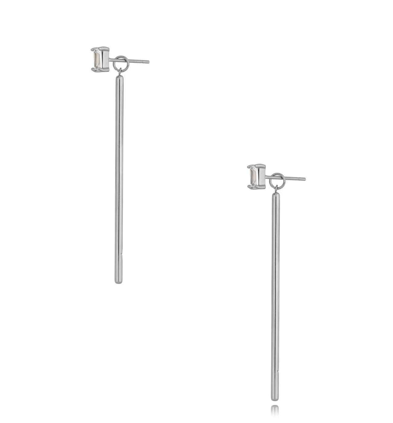 Kolczyki patyczki srebrne Mariko - By Dziubeka