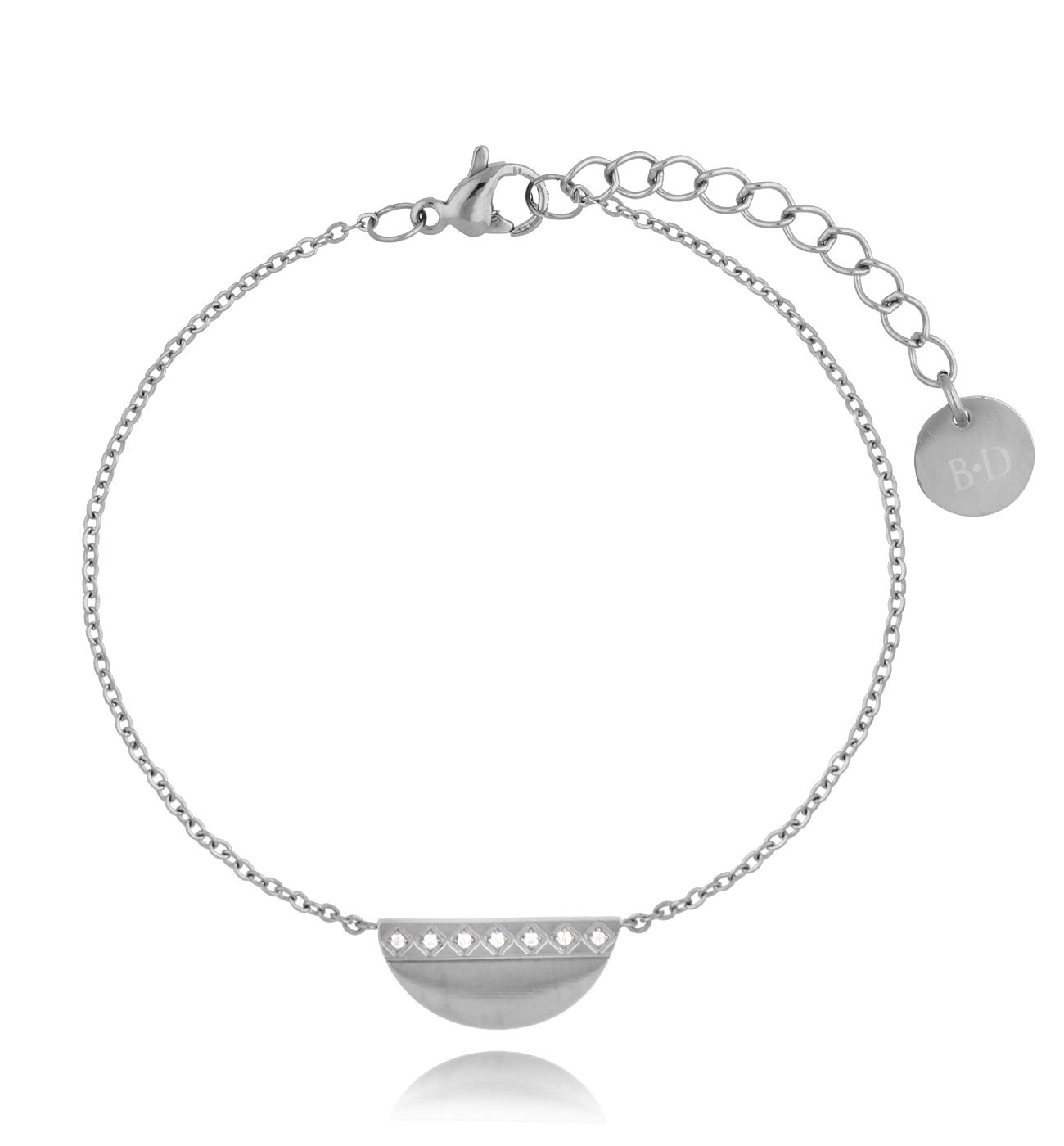 Bransoletka srebrna z zawieszką Chic BSA0166