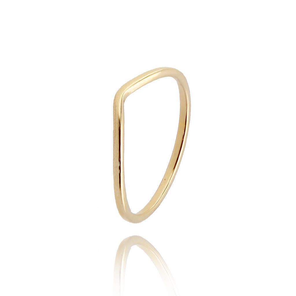 Pierścionek złoty Peek - By Dziubeka