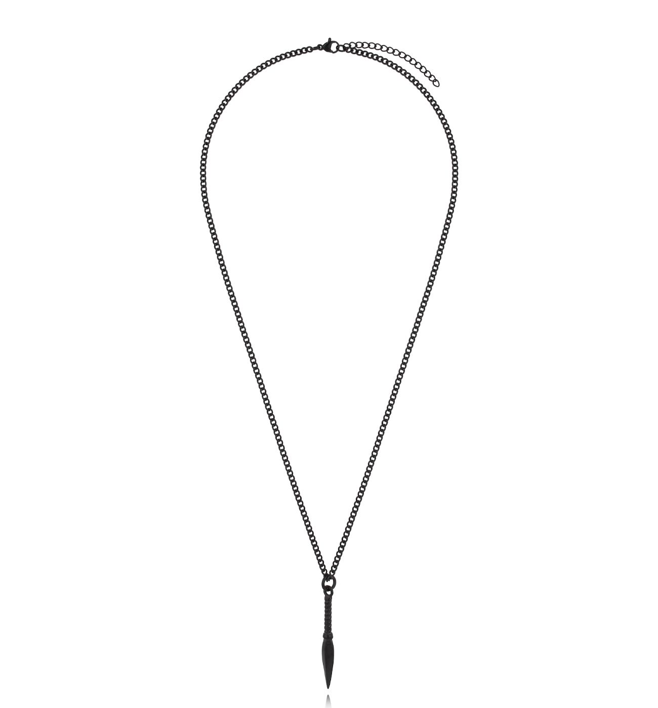 Naszyjnik męski czarny Leiknir - By Dziubeka