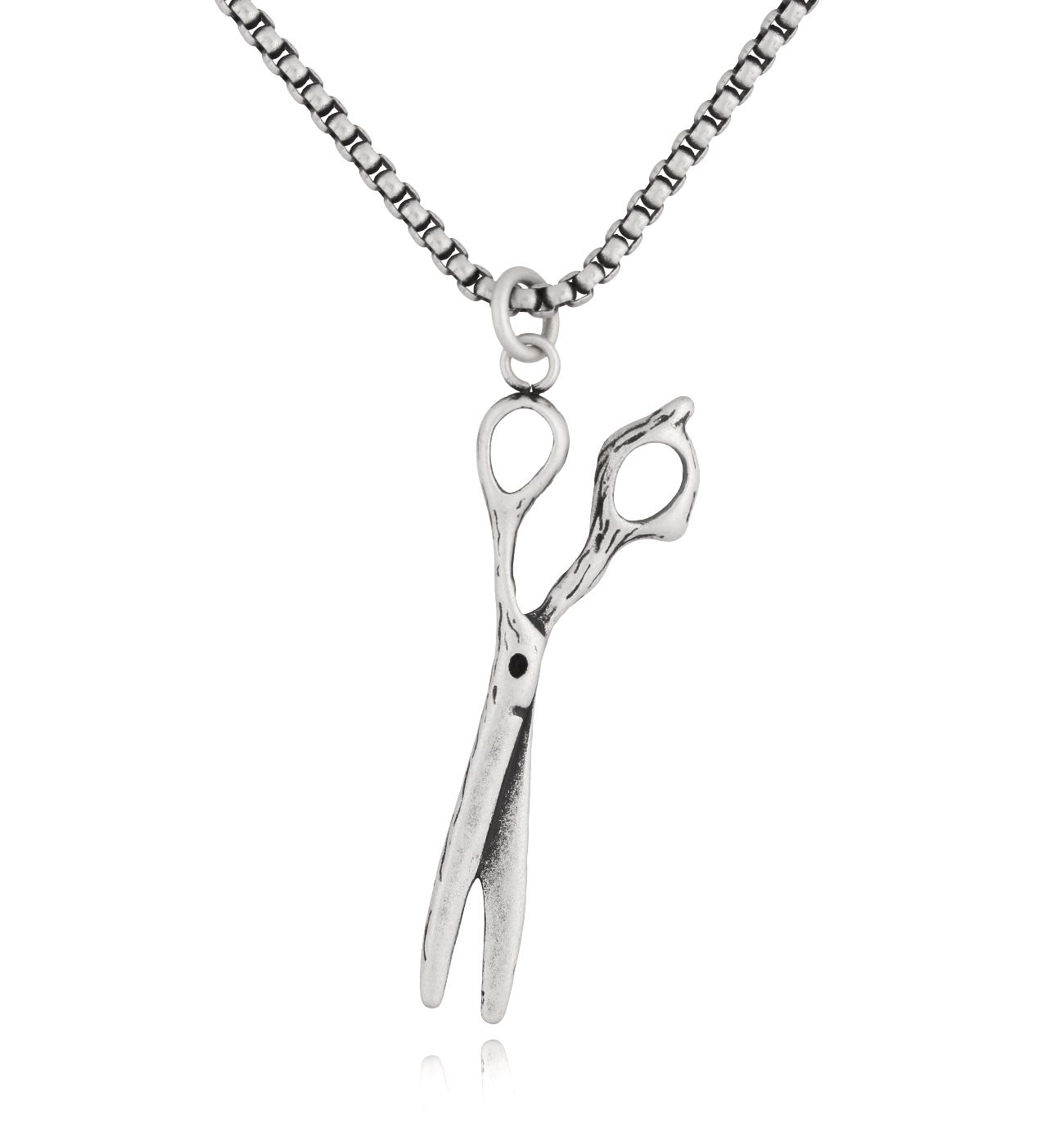 Naszyjnik męski z nożyczkami Hjort - By Dziubeka