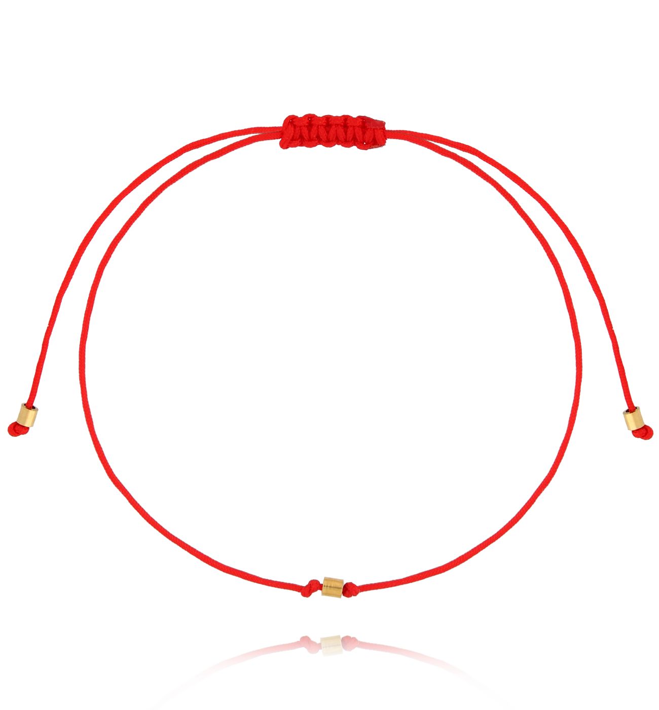 Bransoletka czerwono złota na szczęście Get Lucky BGL0884