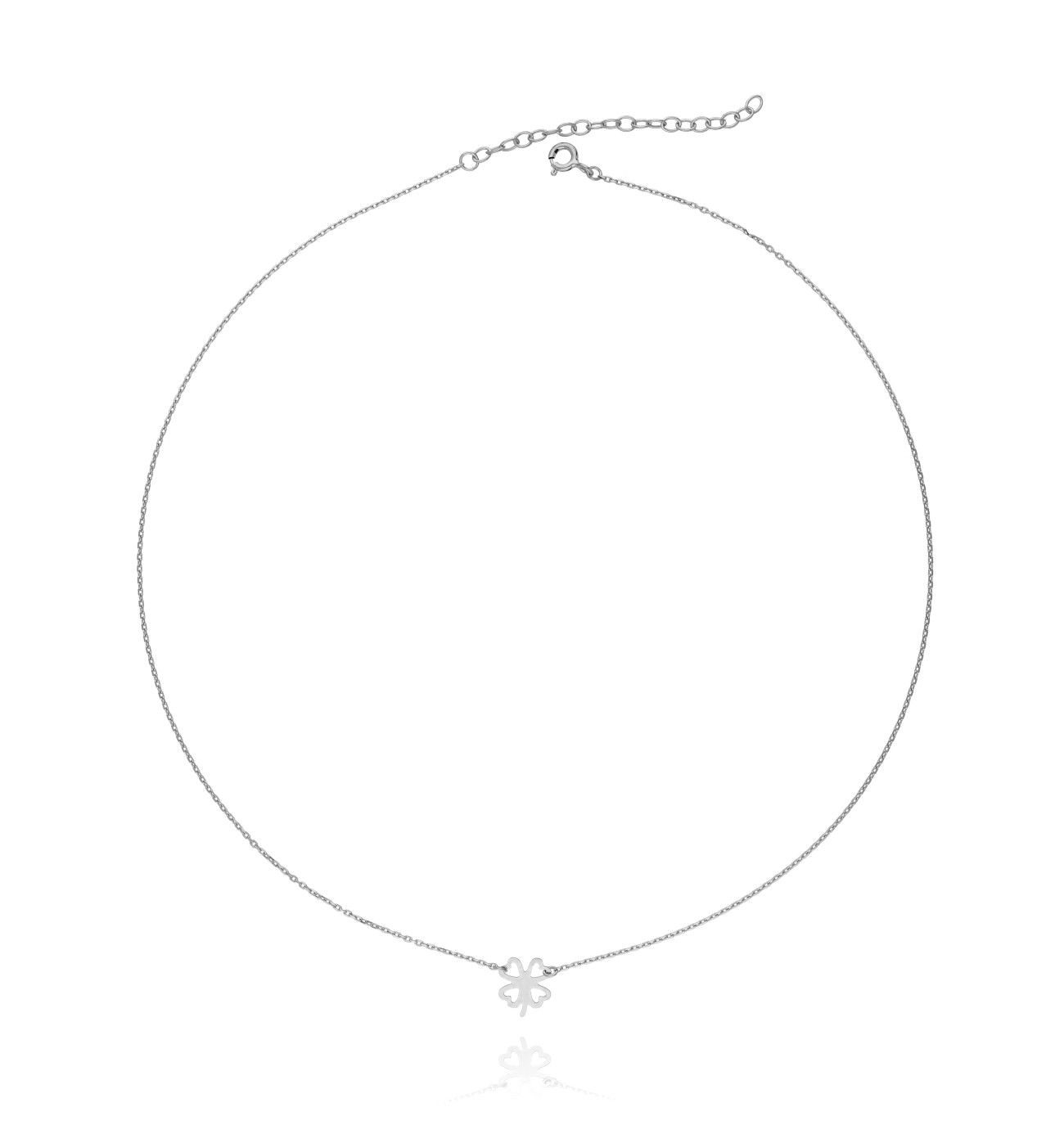 Naszyjnik srebrny koniczynka NSE0006