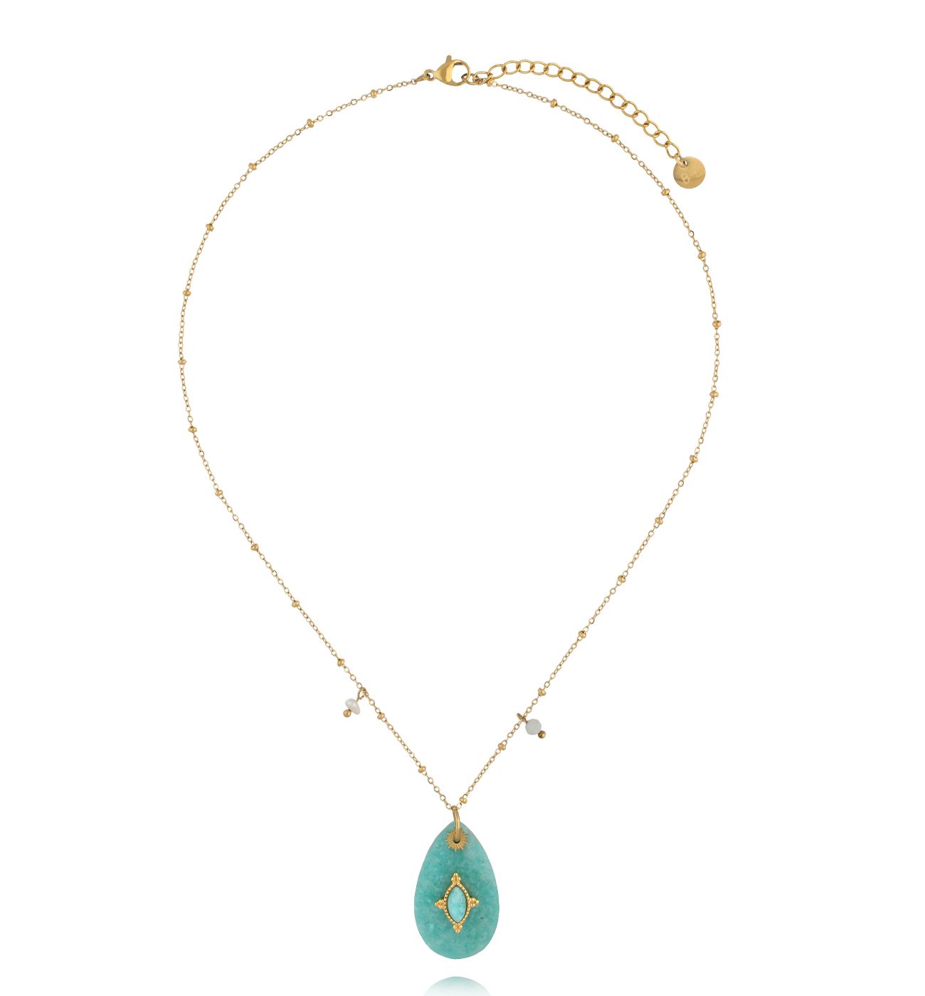 Naszyjnik z amazonitem NPA1370