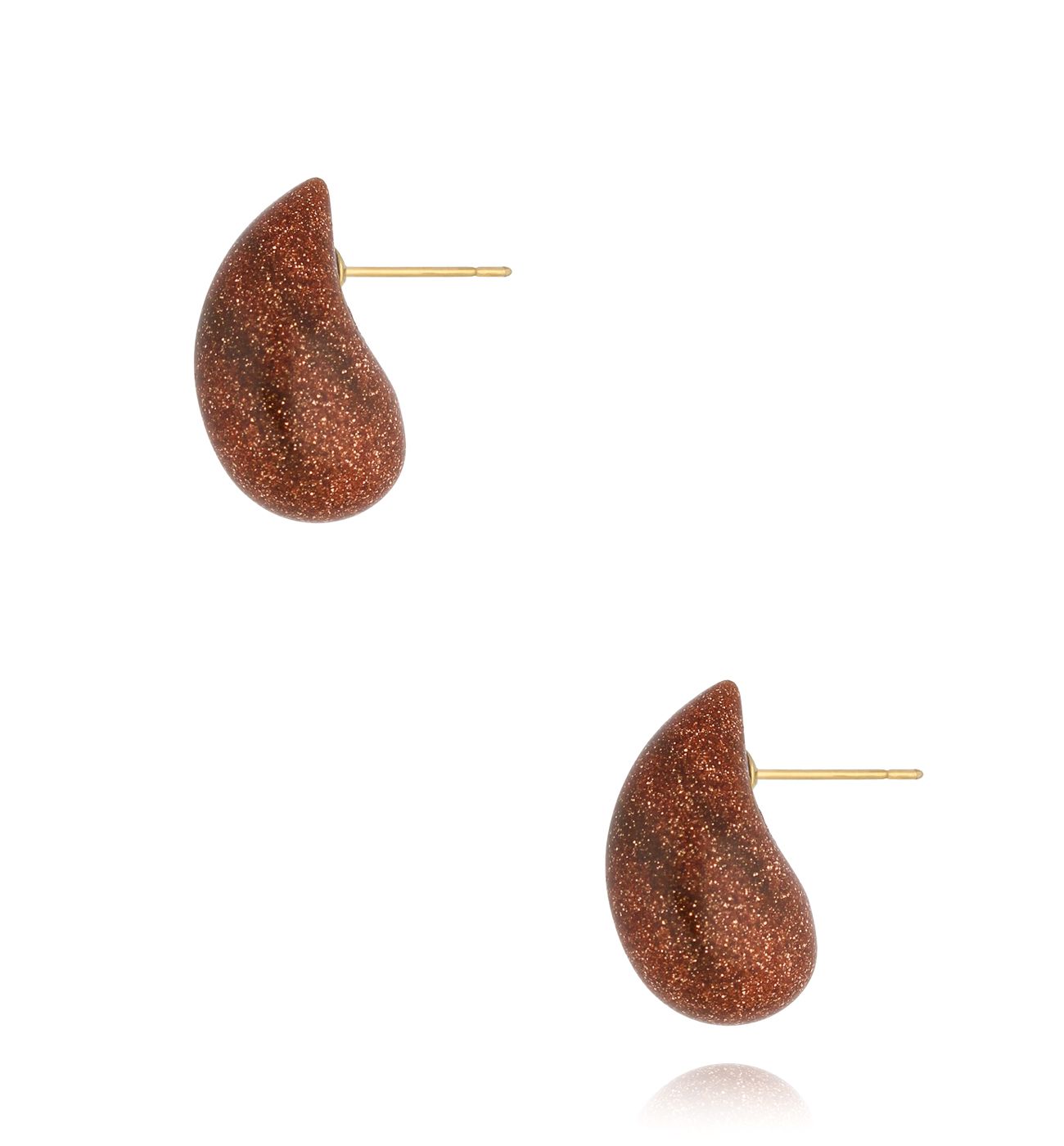 Kolczyki krople z Piasku Pustyni Nature's Tears KLB0079 - By Dziubeka