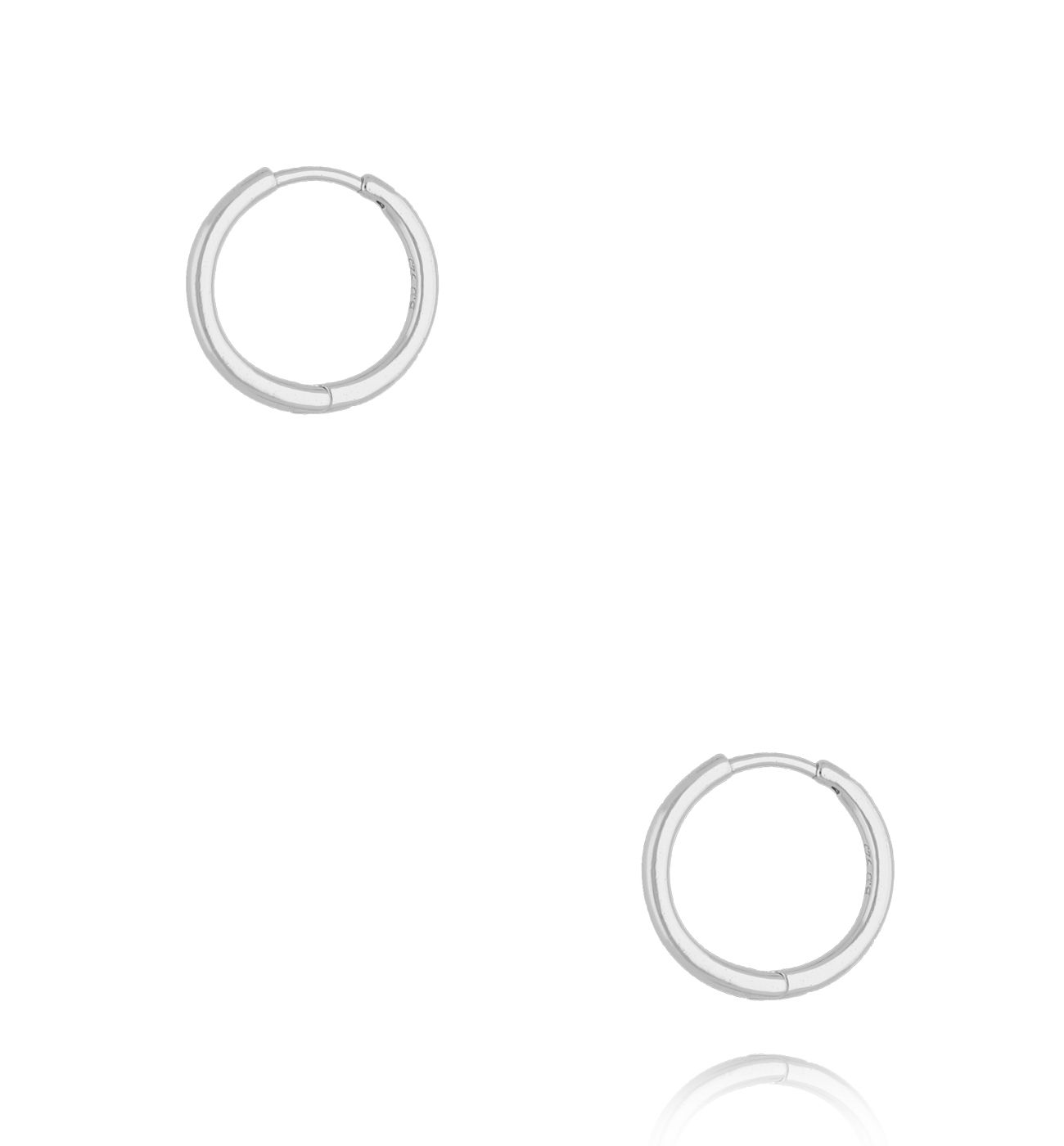 Kolczyki kółka srebrne małe KFA0102 - By Dziubeka