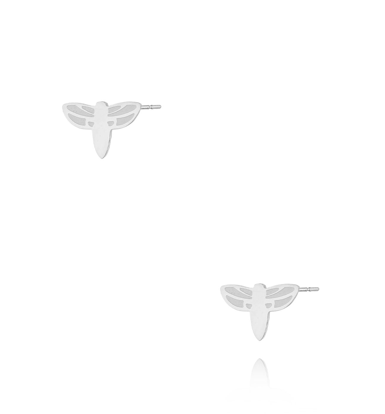 Kolczyki motylki srebrne Mini - By Dziubeka