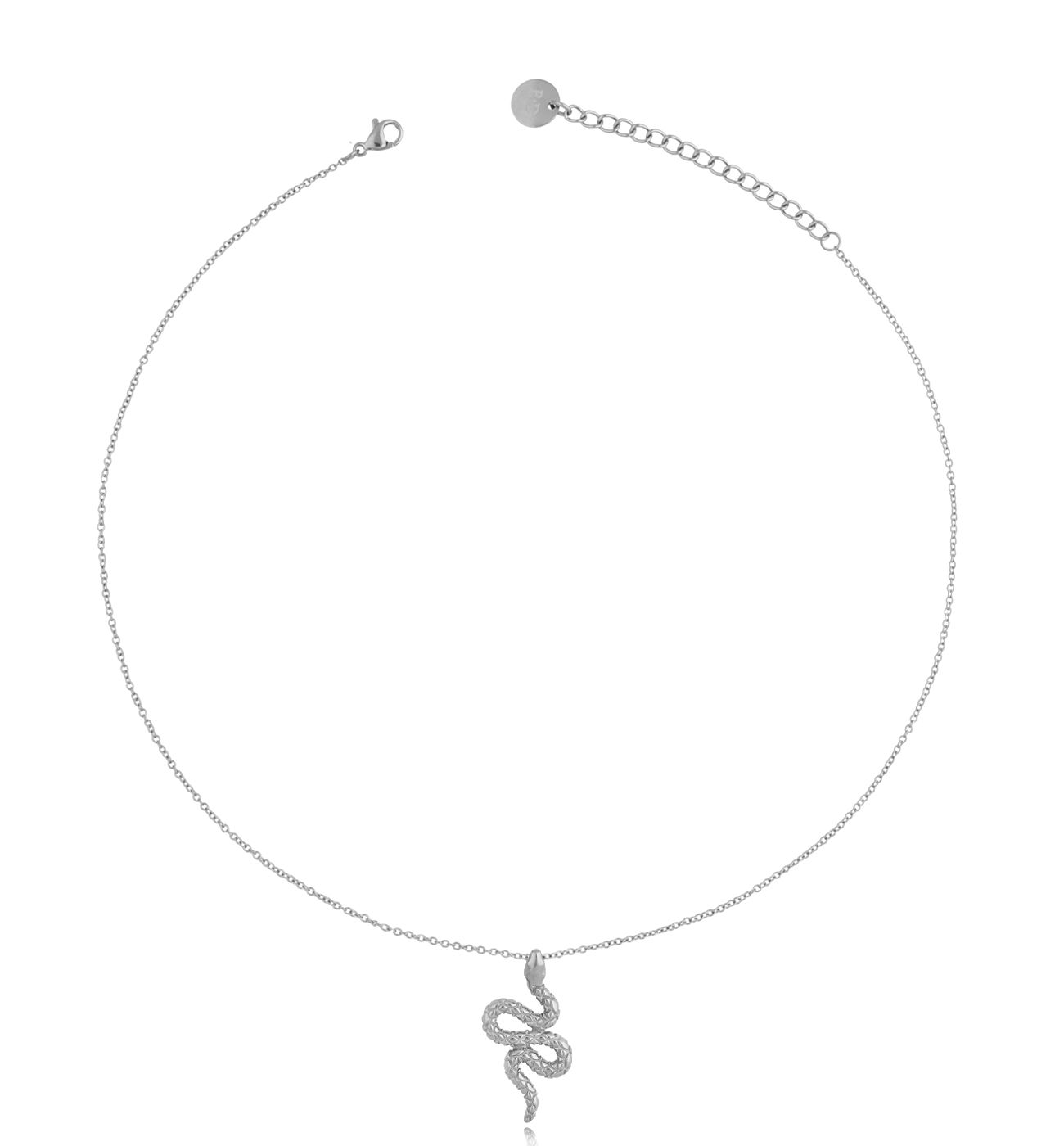 Naszyjnik srebrny z zawieszką wąż NSA0203